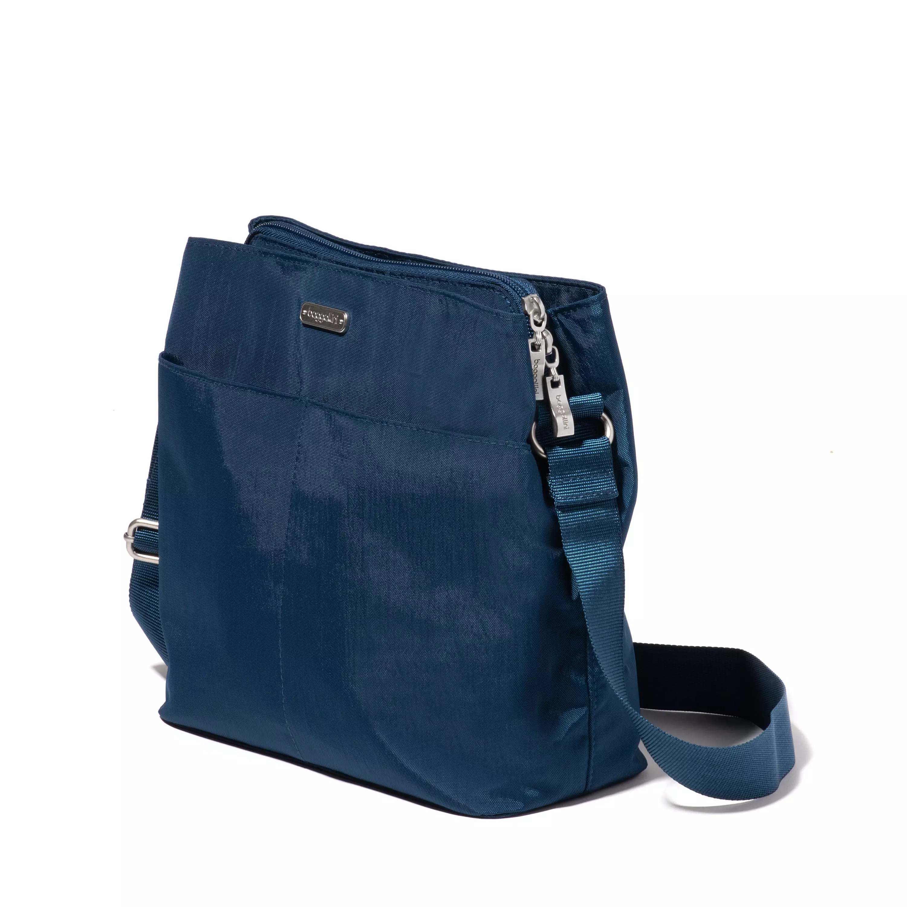 Triple Compartment Crossbody Bag