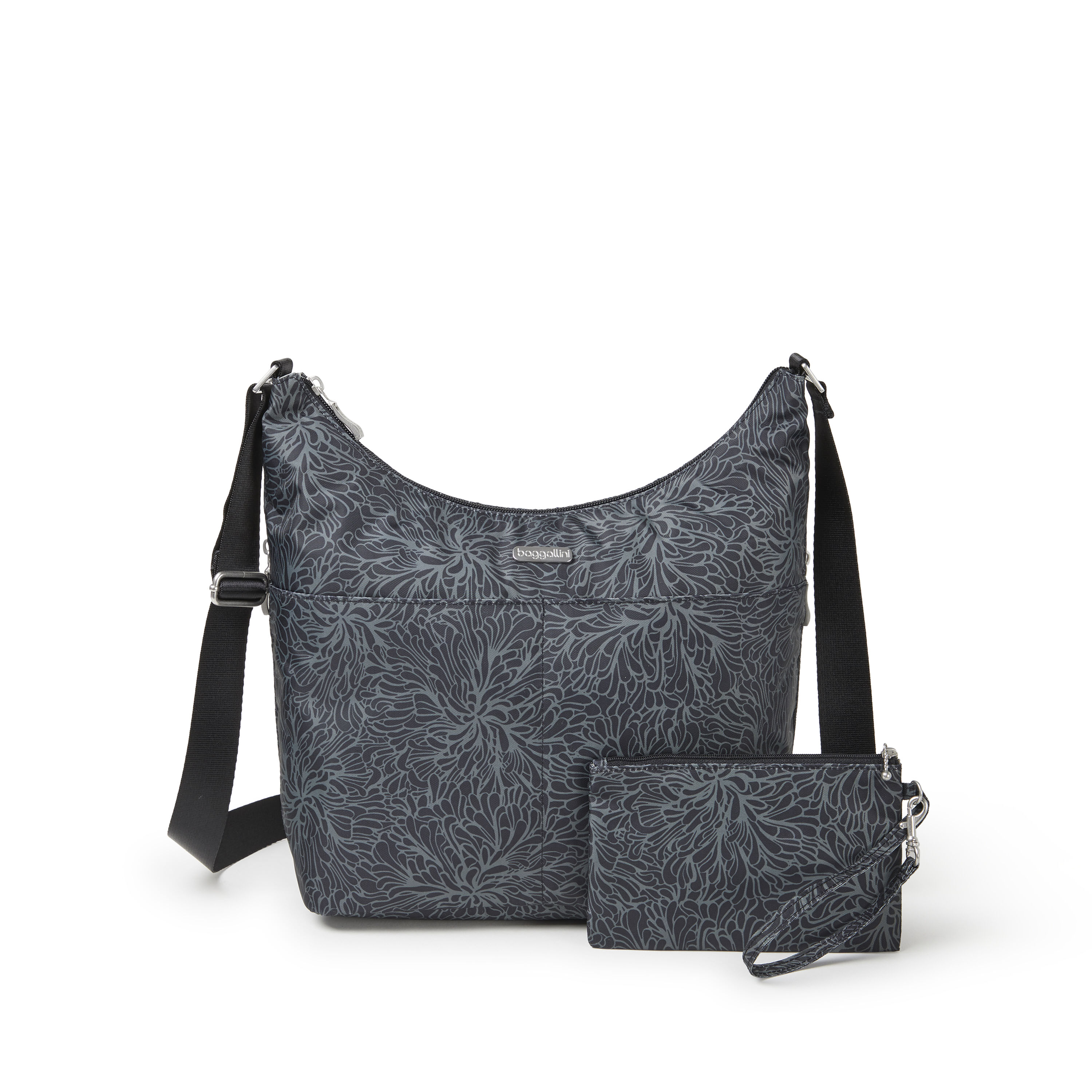 Hobo Crossbody With RFID Wristlet