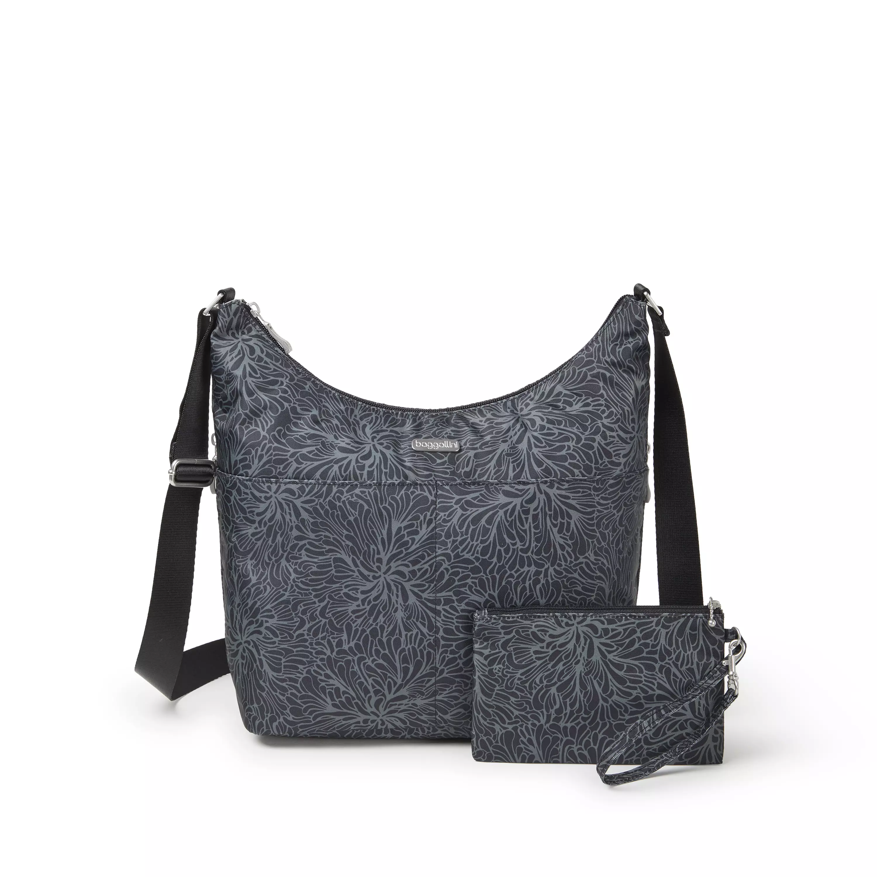 Hobo Crossbody With RFID Wristlet