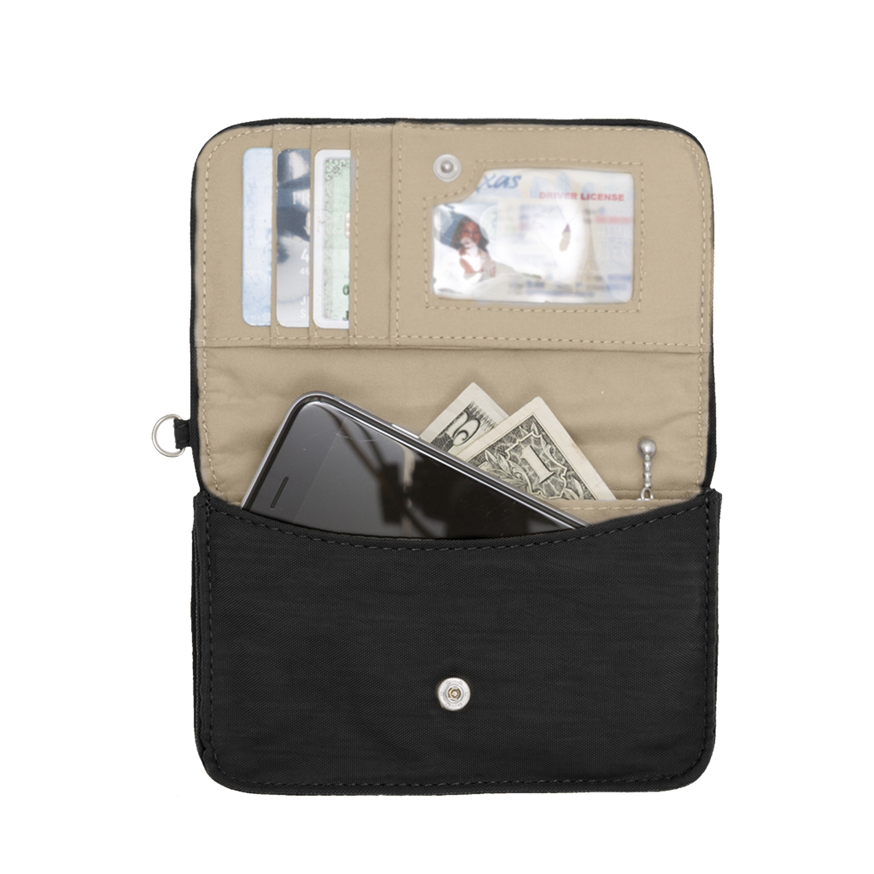 rfid flap wristlet