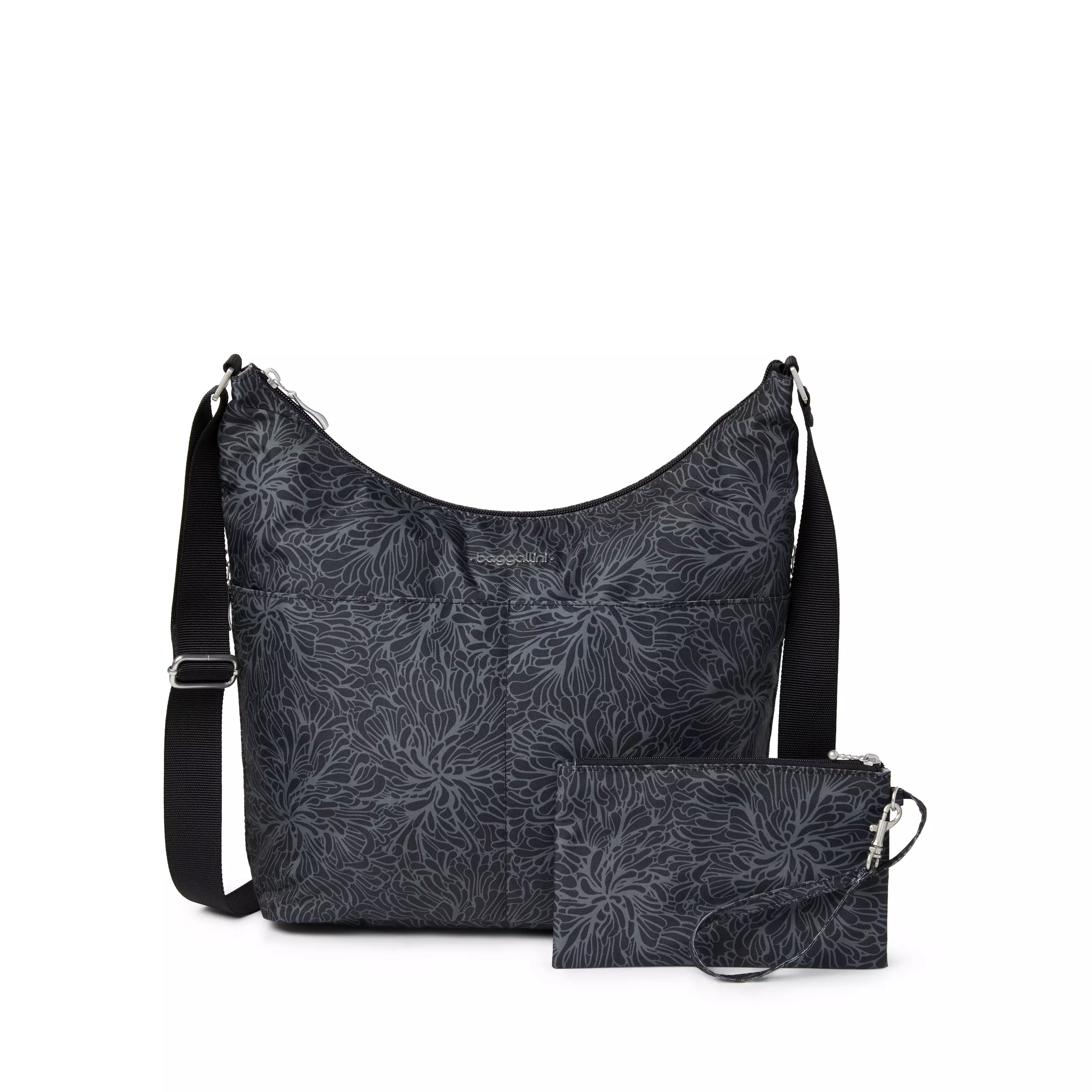Hobo Crossbody With RFID Wristlet