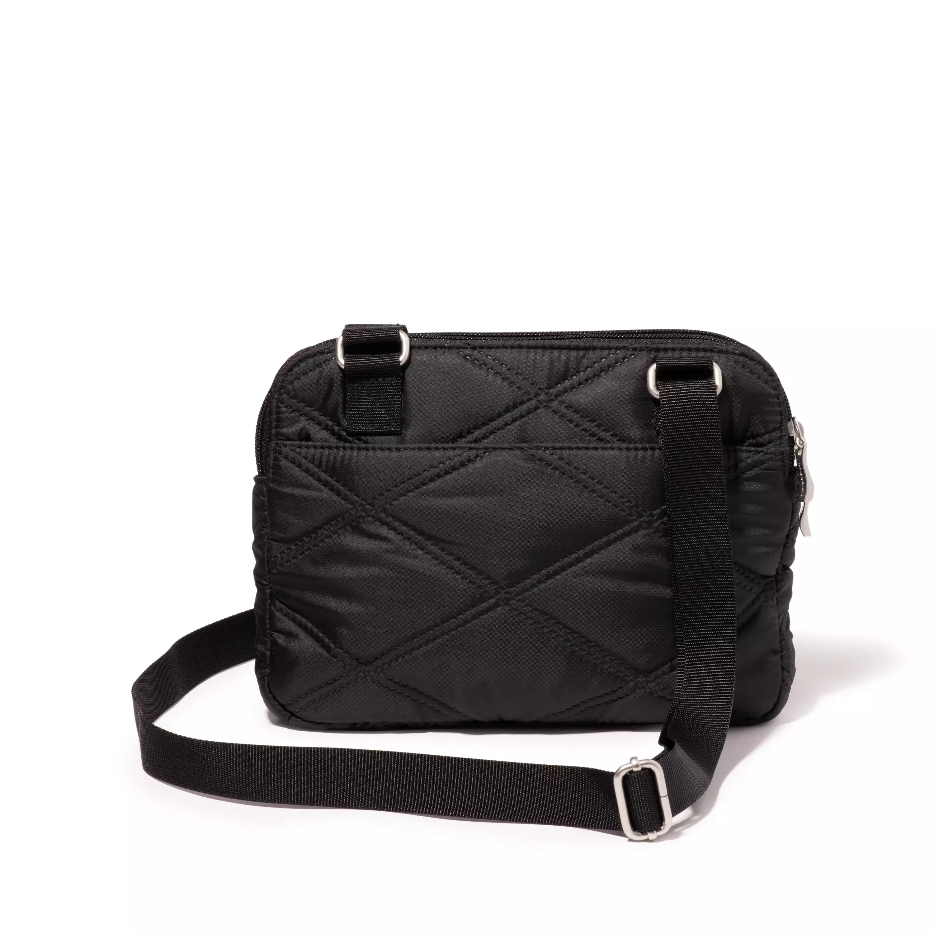 Quilted Double Zip Anytime Crossbody