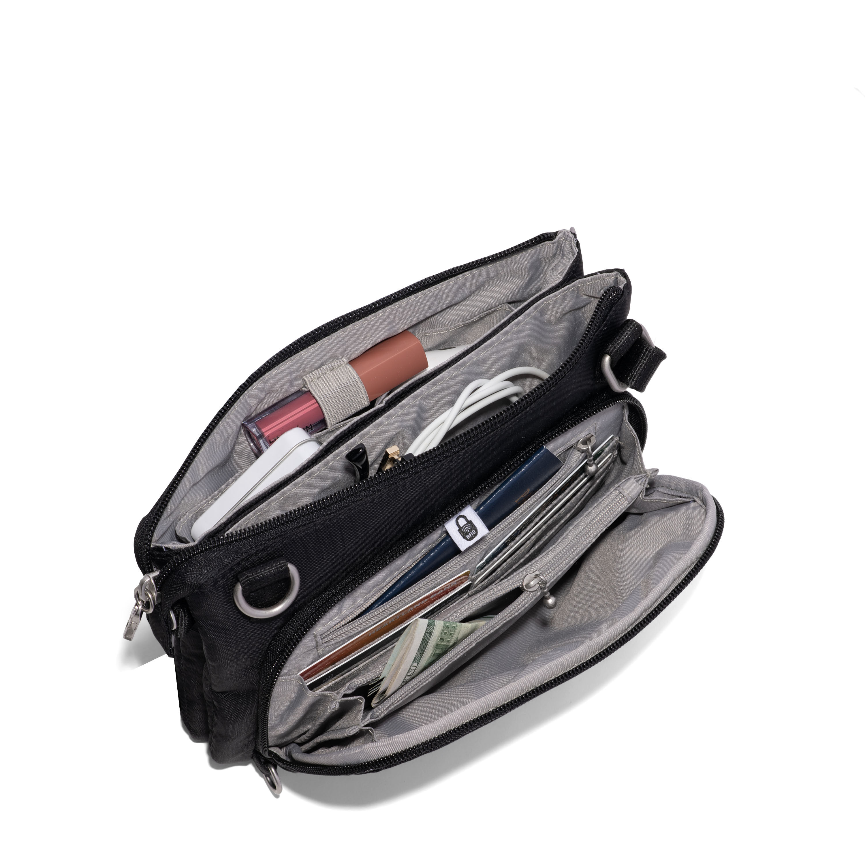Securtex&reg; Anti-Theft Stash Crossbody Bag