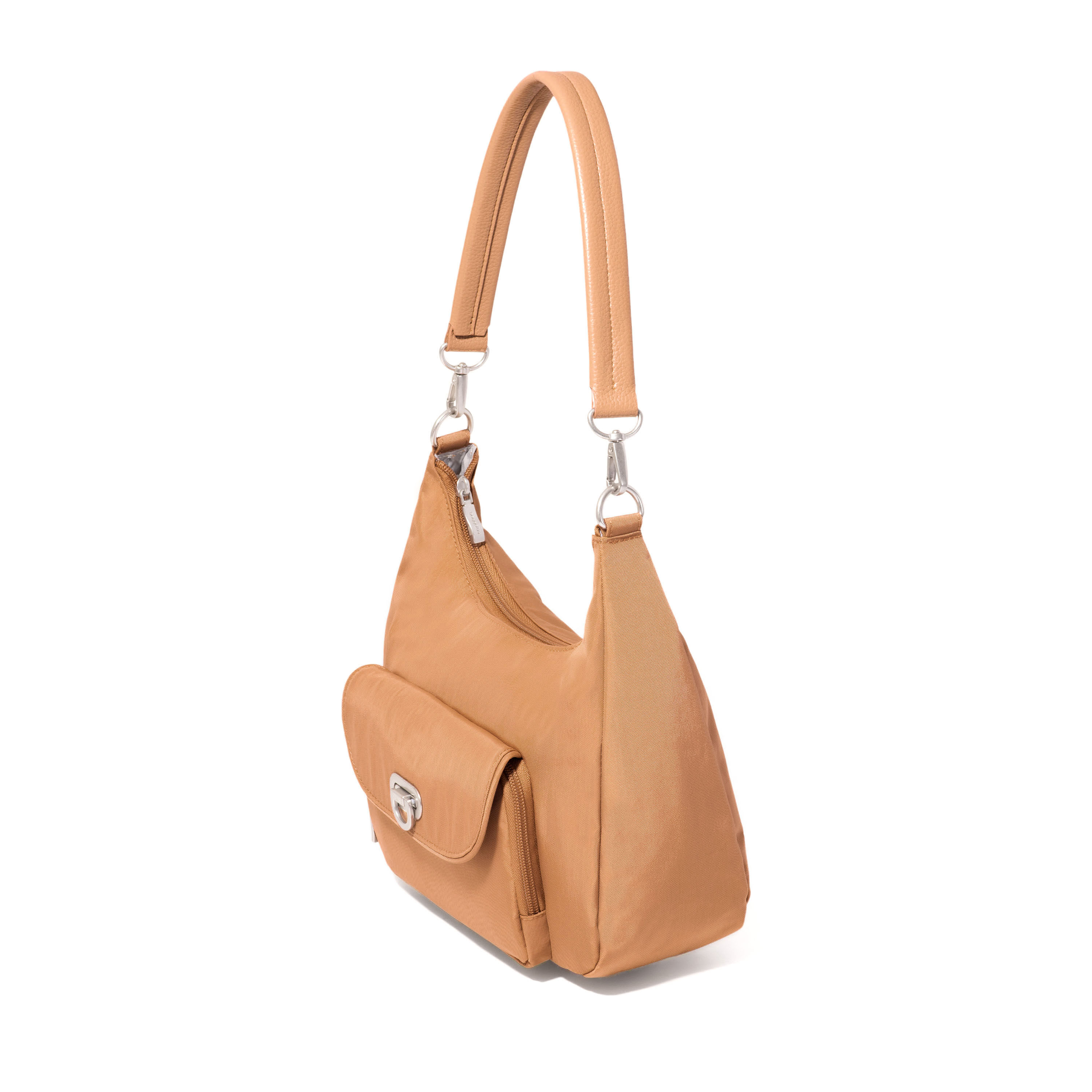 Coastal Flip Lock Half Moon Bag