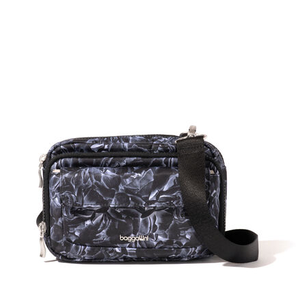 Modern Double Zip Crossbody