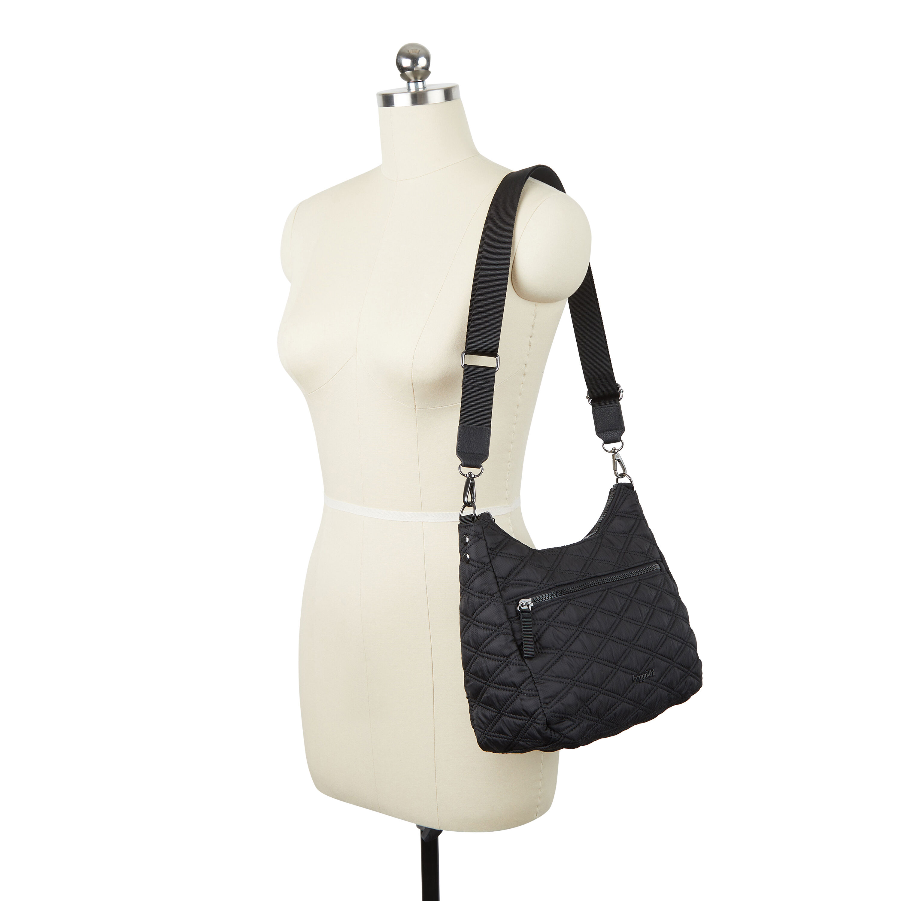 Quilted Convertible Hobo
