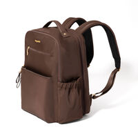 casey bracket leather backpack CASEY Genuine Leather and Canvas Camera Backpack + Insert Bag