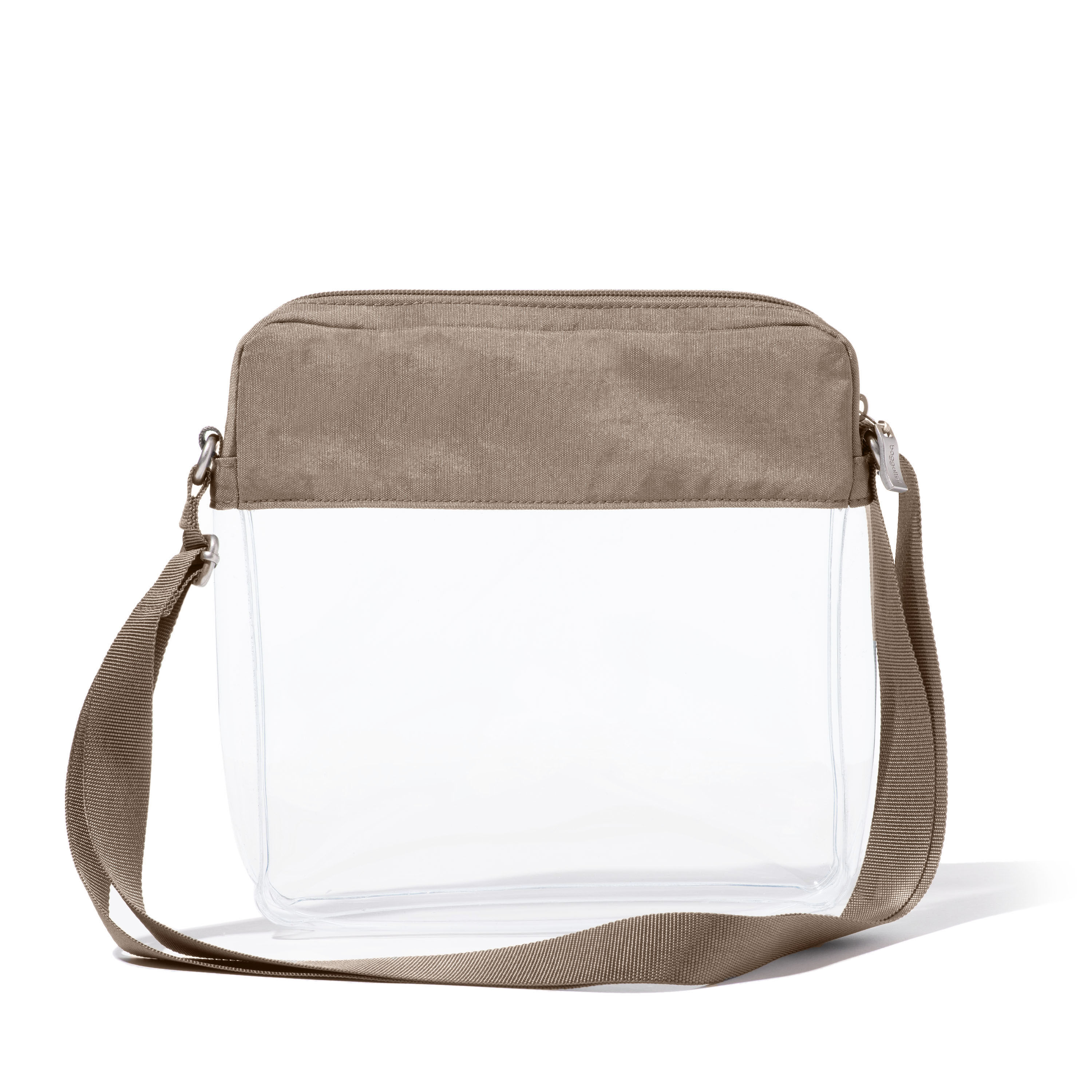 Baggallini Borsa A Tracolla Trasparente Clear Stadium Crossbody - Leggera E Resistente All'acqua, Con Tasca Per Telefono - 3