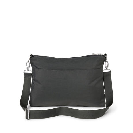 Grey Shoulder Bag - Tablet Crossbody | baggallini