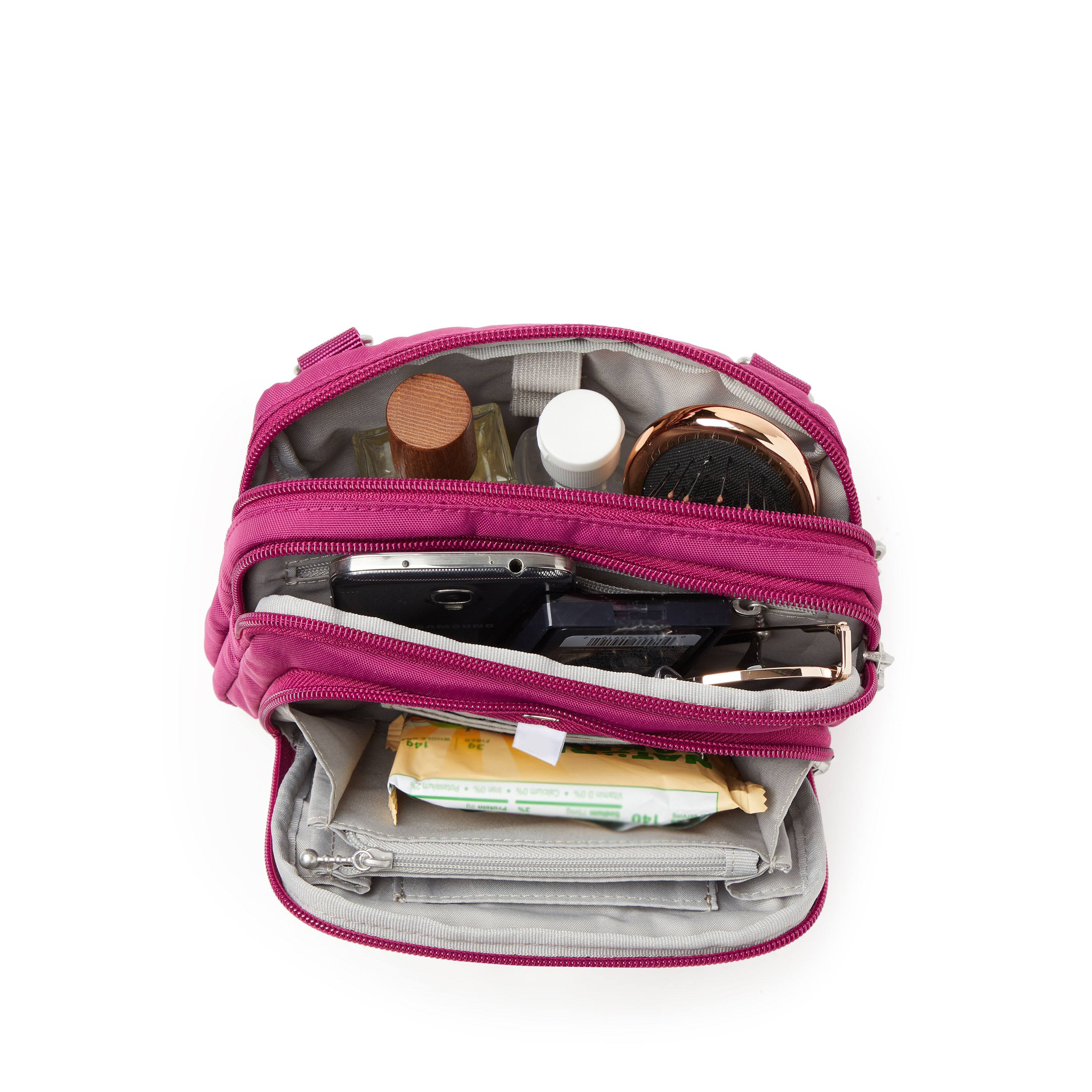 Triple Zip With Front Wallet