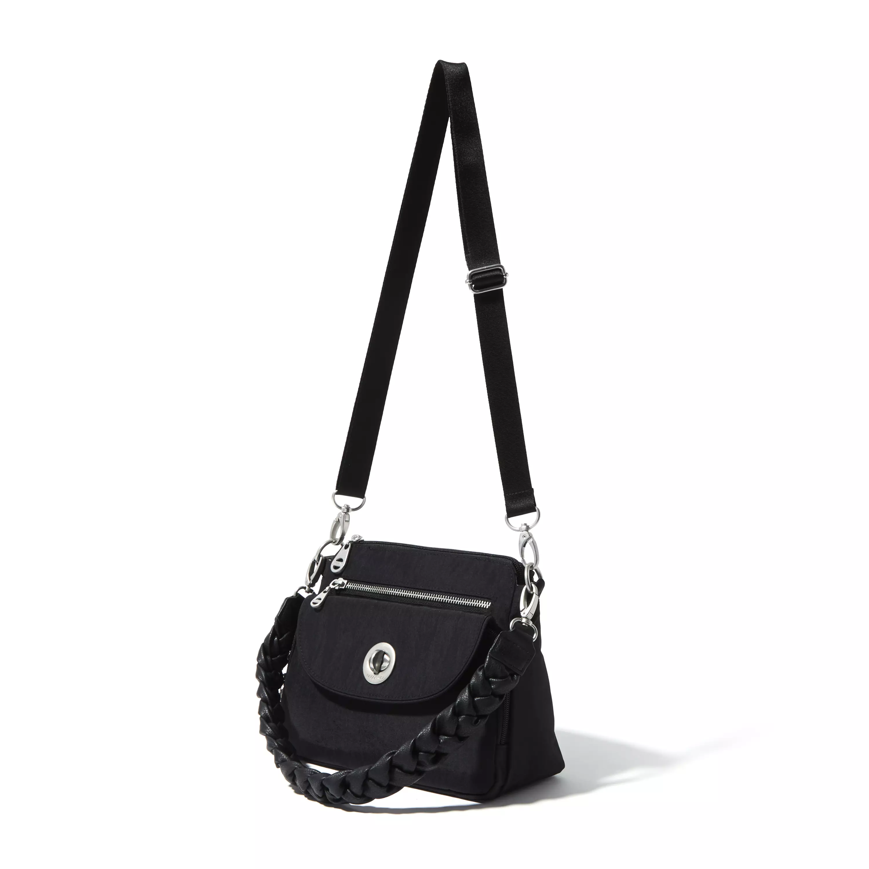Calais Crossbody Bag with Braided Shoulder Strap