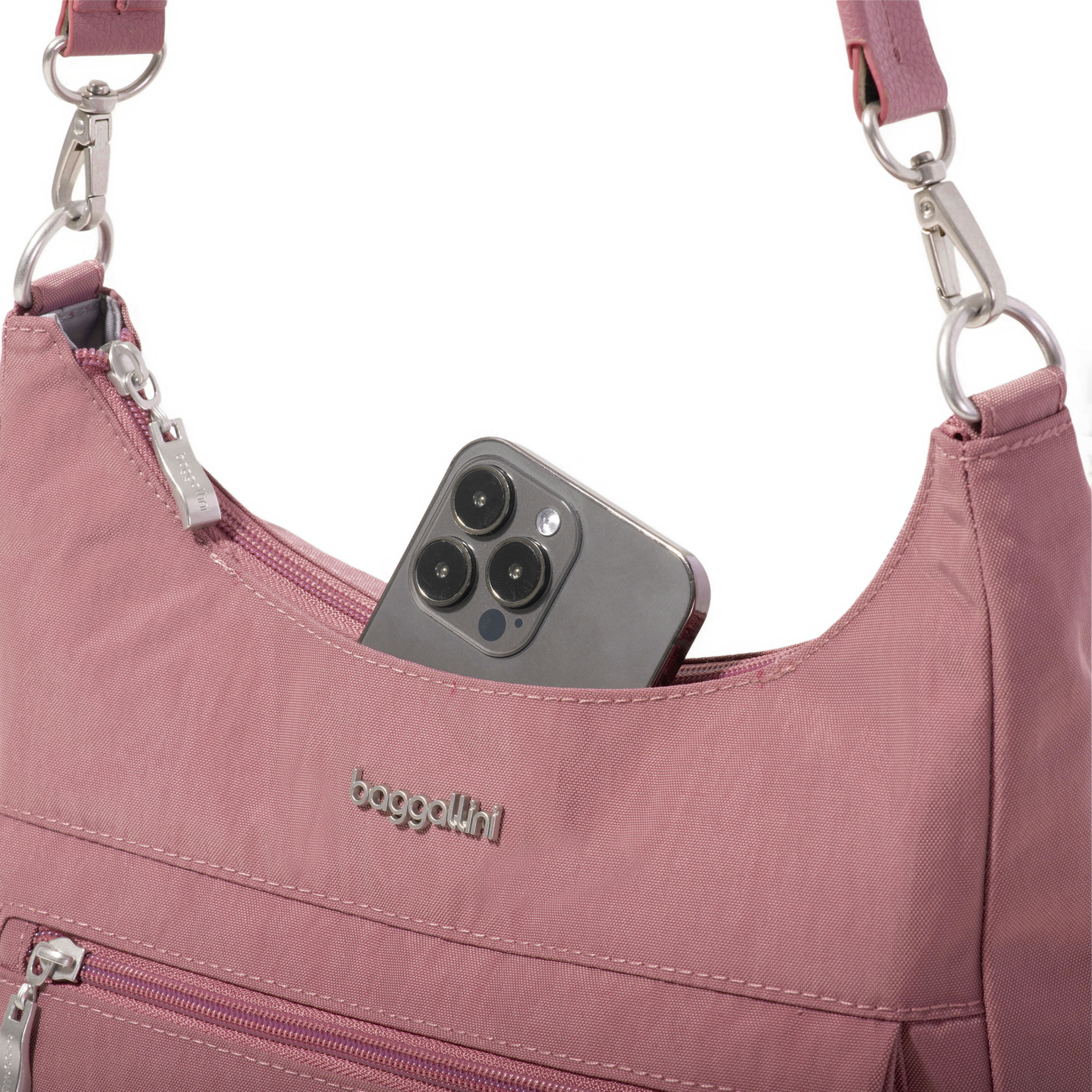 Modern Pocket Half Moon Bag