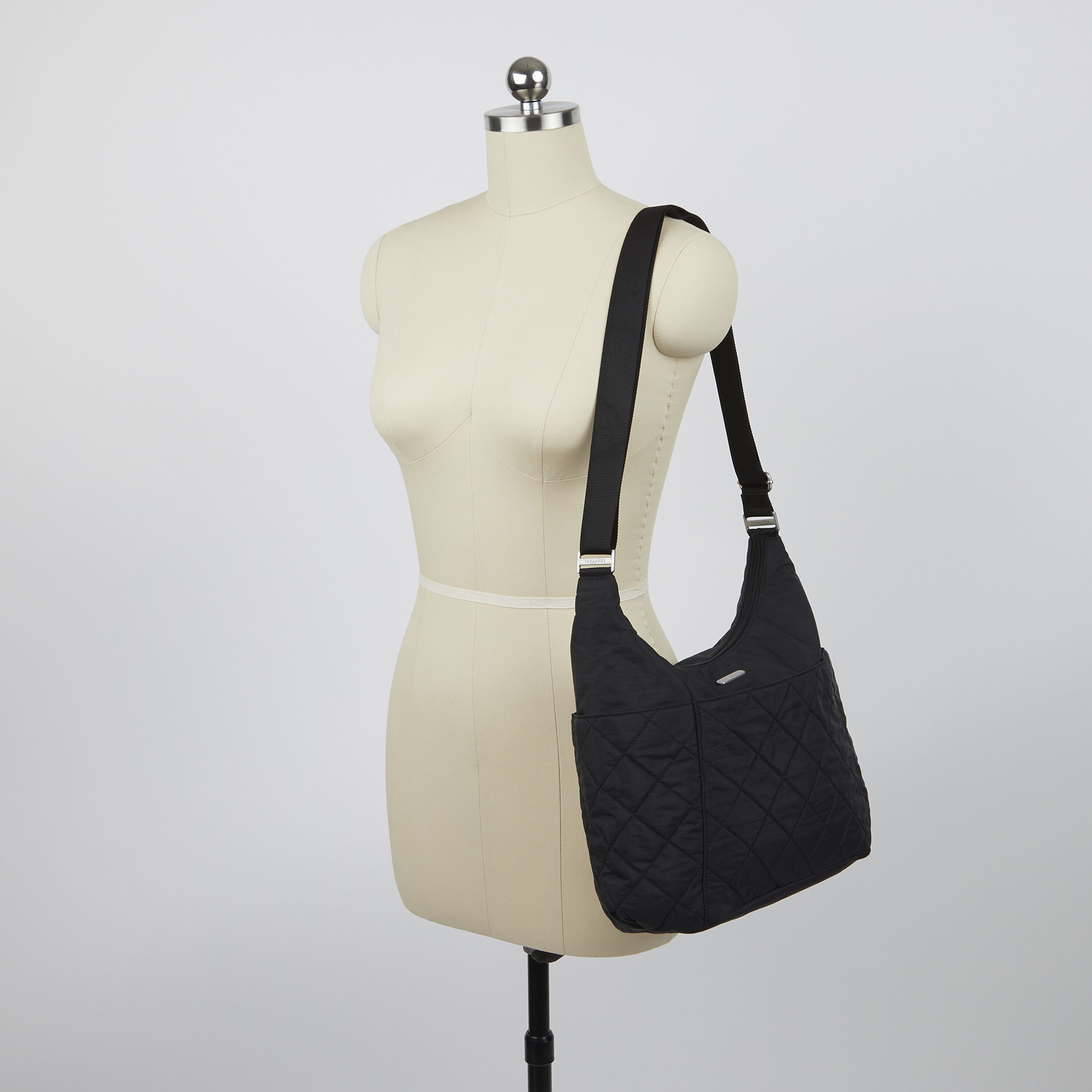 Quilted Hobo Tote Bag