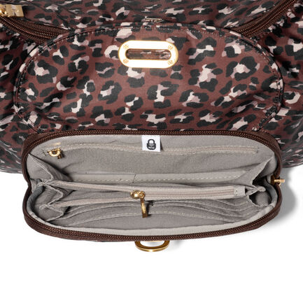 Coastal Flip Lock Half Moon Bag display picture 2