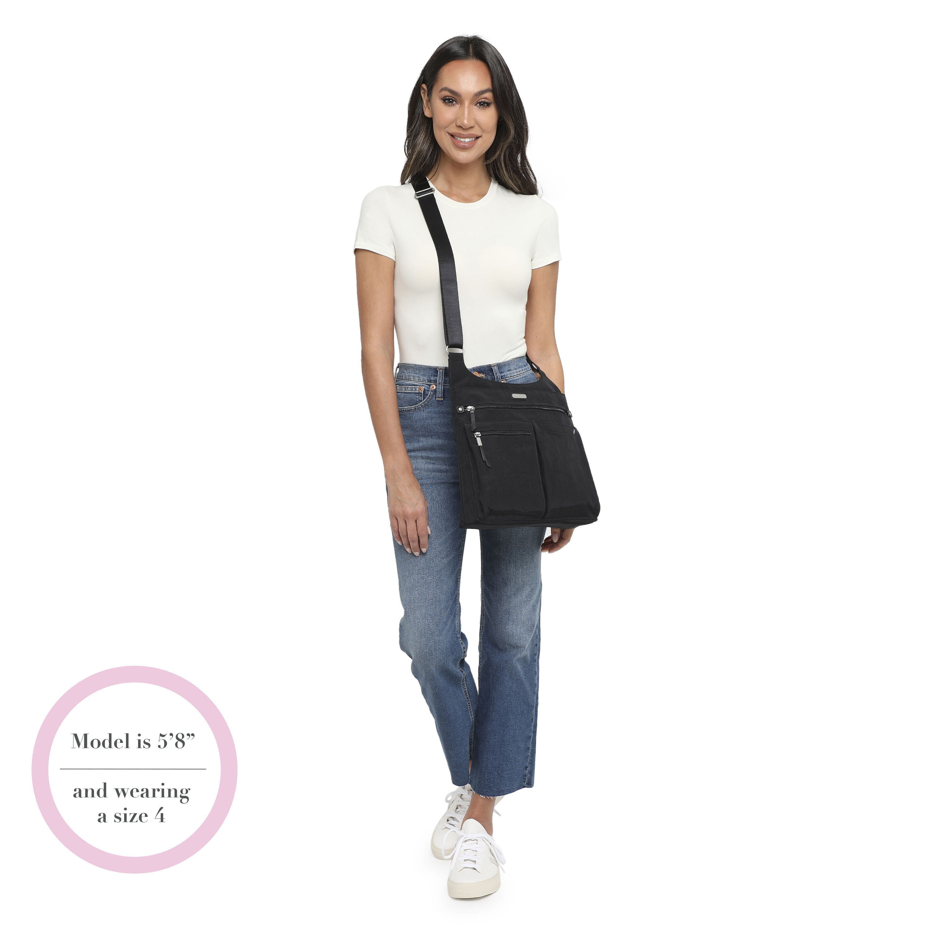 On Track Zip Crossbody With RFID Phone Wristlet