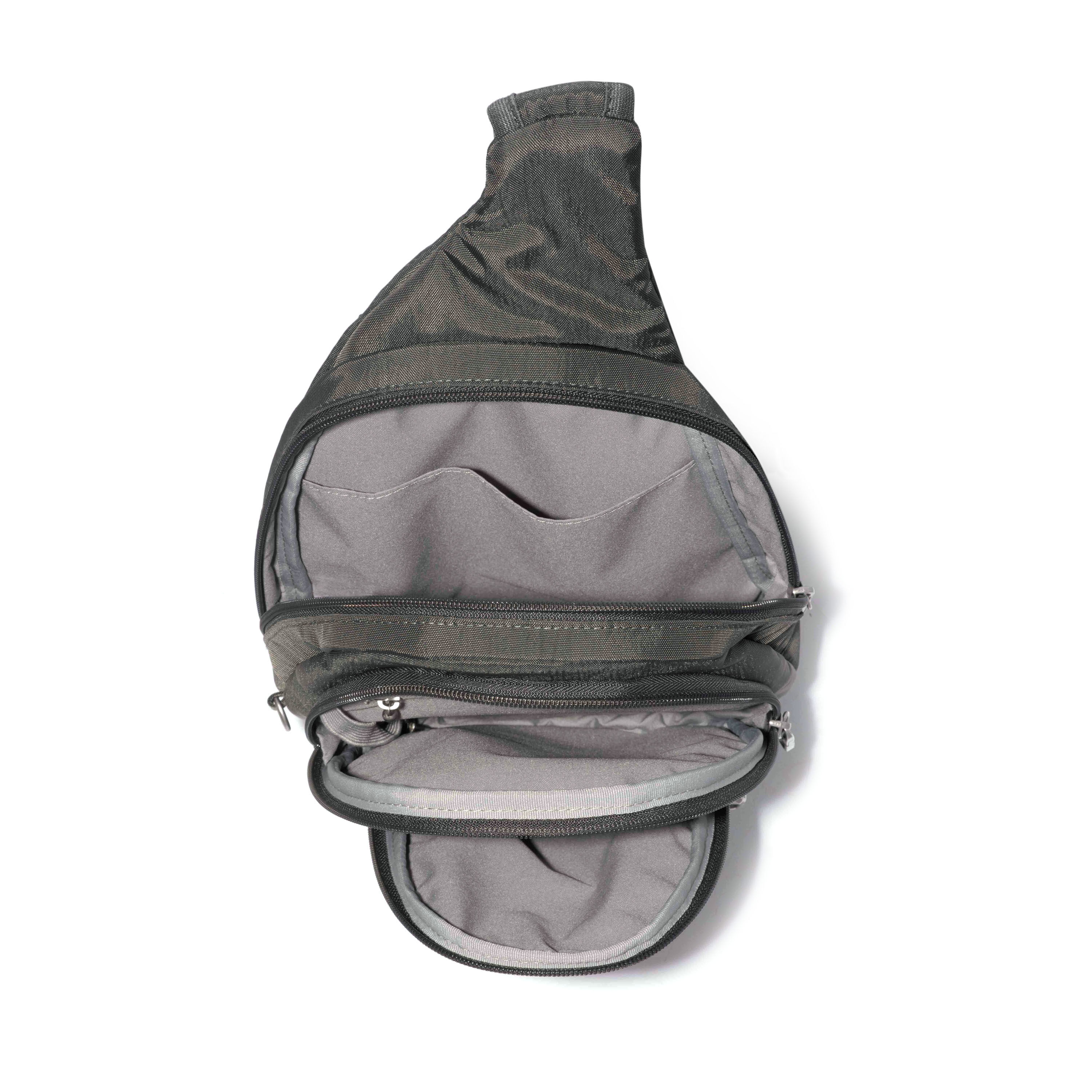 【今週末迄限定SALE❗️】San Antonio Sling Bag Securtex Anti-Theft Multi Zip Sling