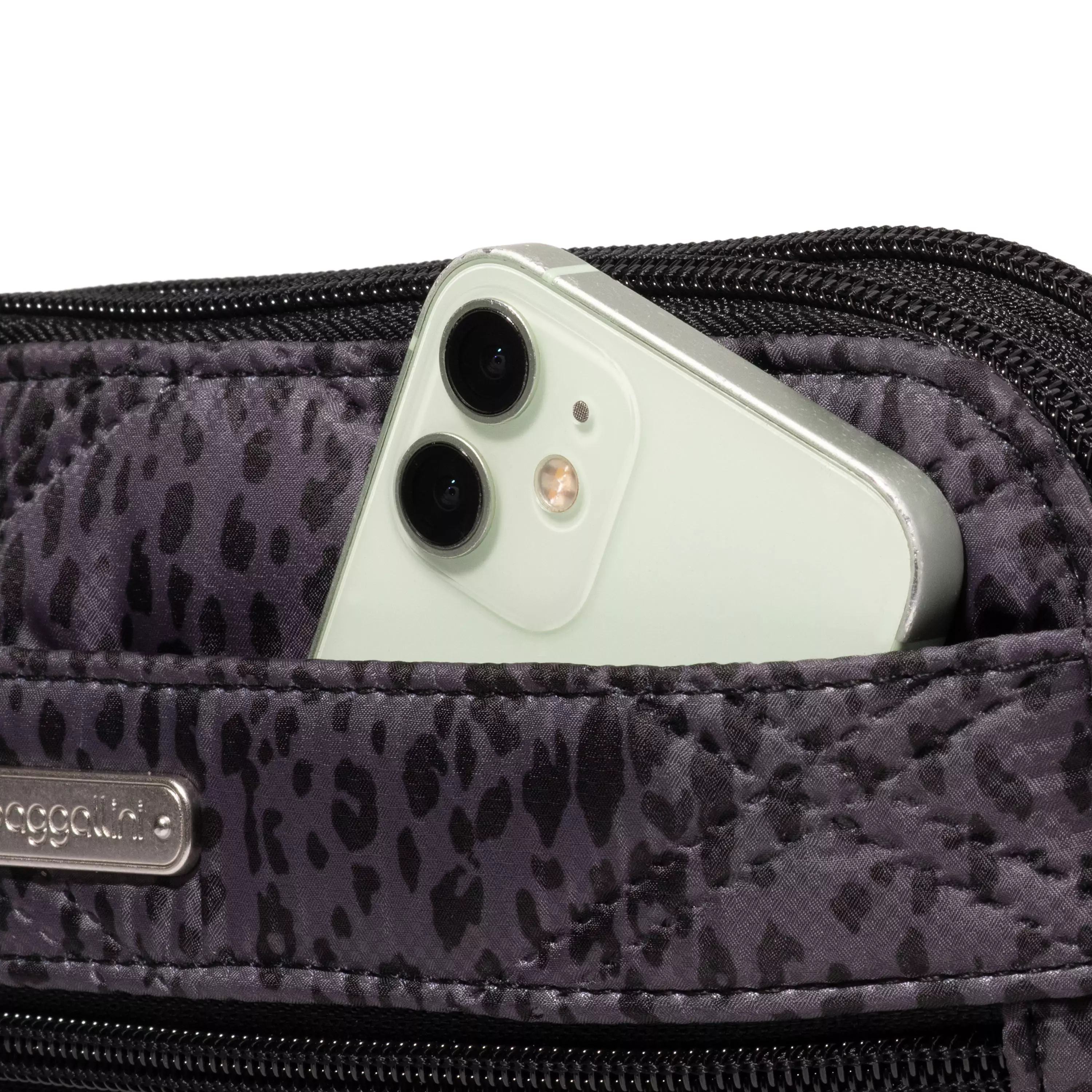 Quilted Double Zip Anytime Crossbody