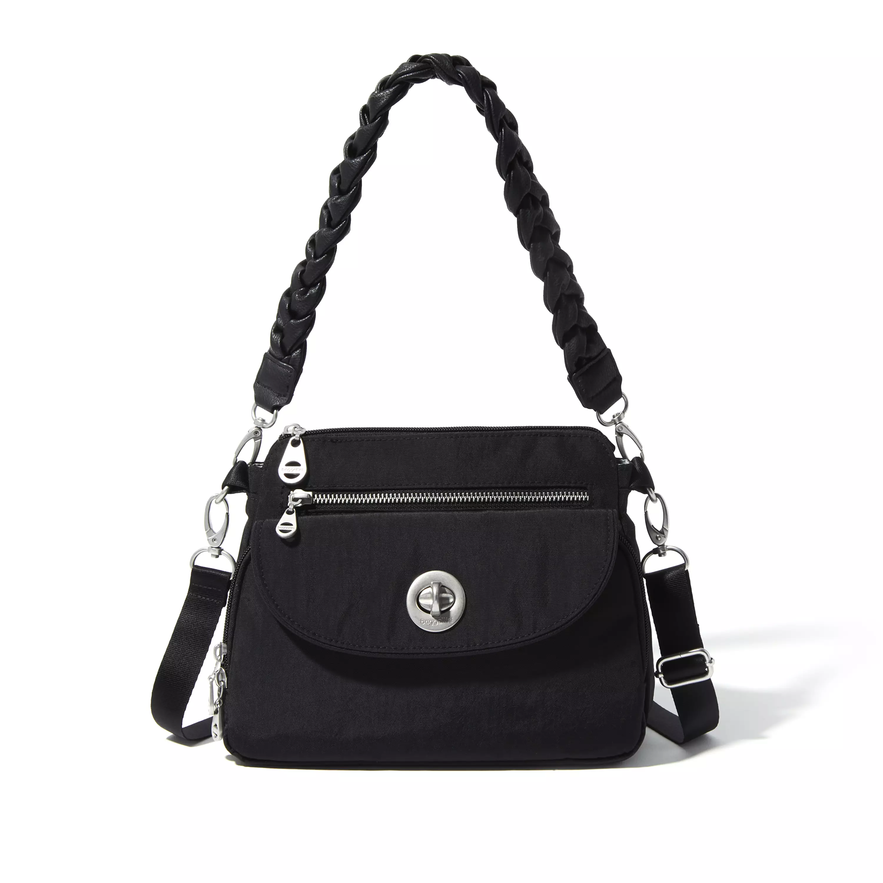 Calais Crossbody Bag with Braided Shoulder Strap