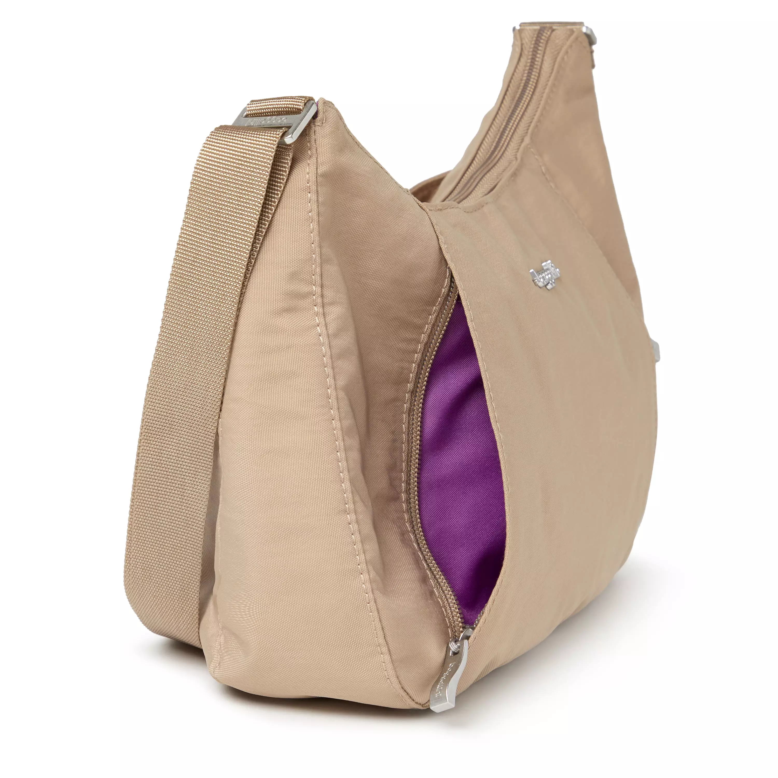 Slim Crossbody Hobo With Rfid