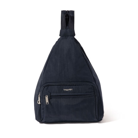 best anti theft sling bag for travel men's Everyday Sling, Navy Blue / Large 1.6 L 4 colors and 2 styles Travelon Anti-Theft The Voyages Compact
