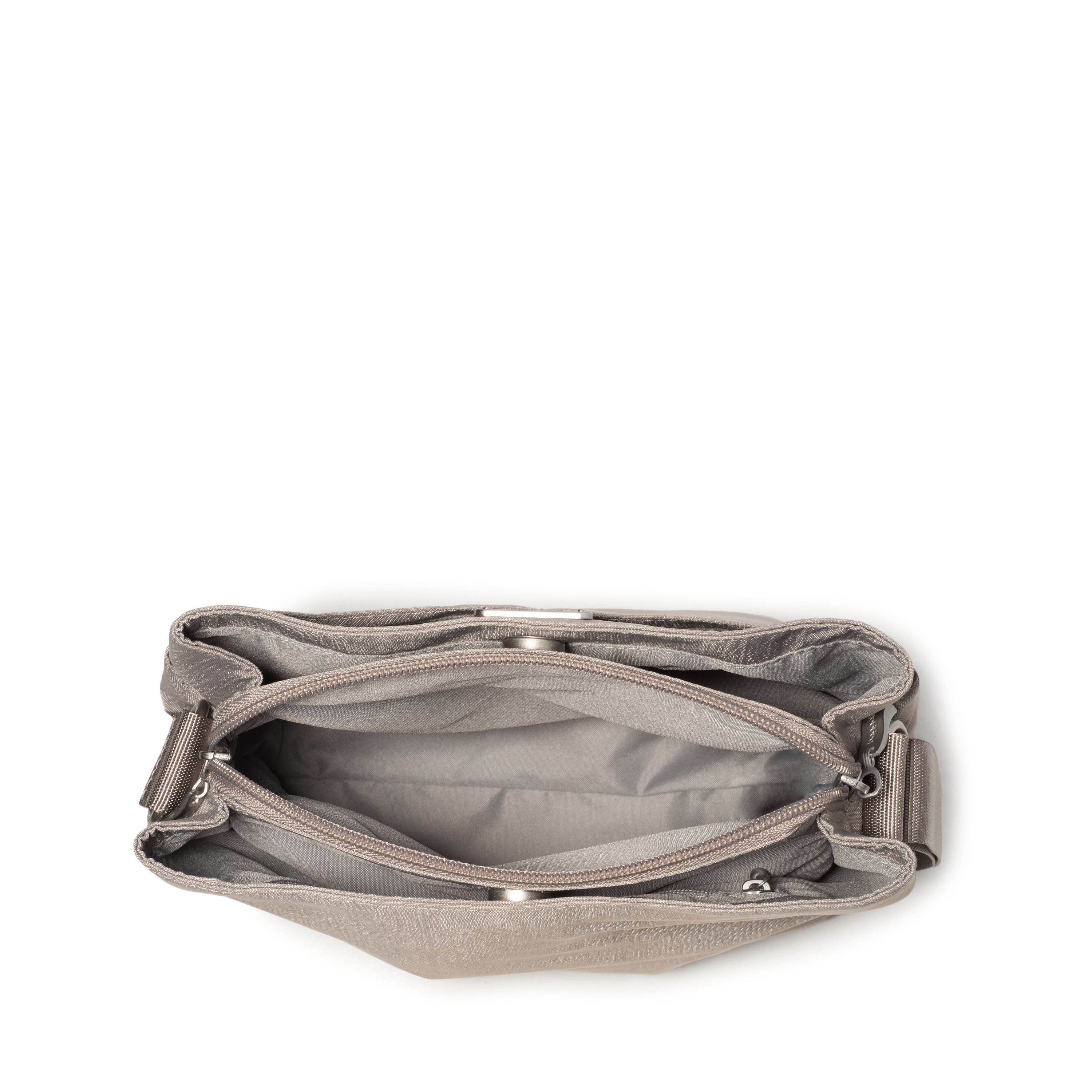 Triple Compartment Crossbody Bag