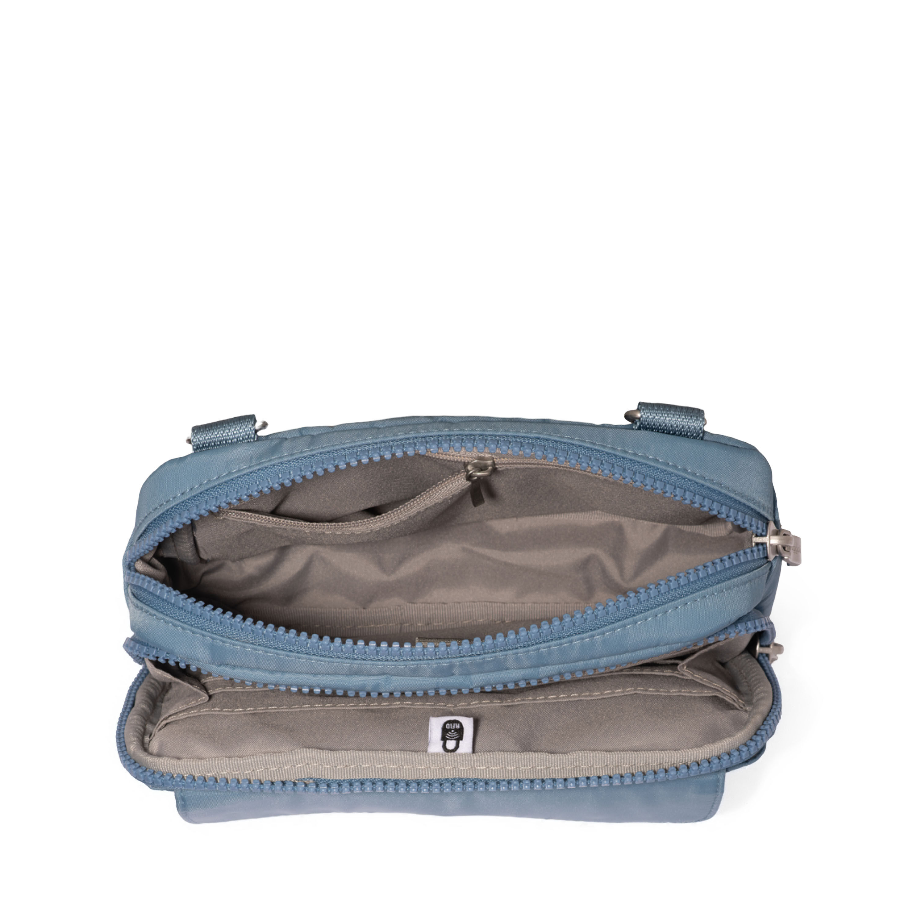 Modern Double Zip Crossbody