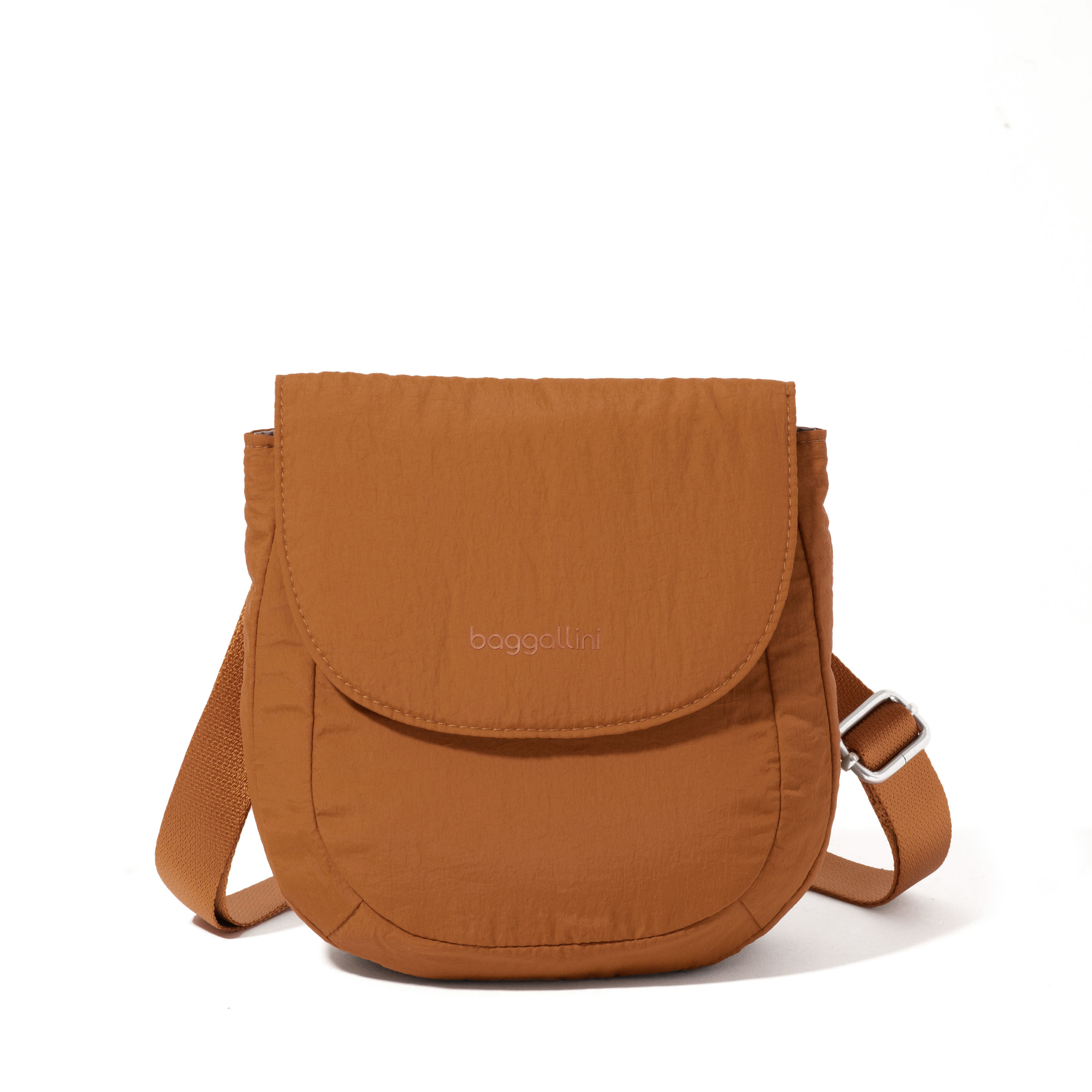 (取寄) バッガリーニ レディース スウィフト フラップ ミニ クロスボディ Baggallini women Swift Flap Mini Crossbody B-lite Caramel Swift Flap Mini Crossbody
