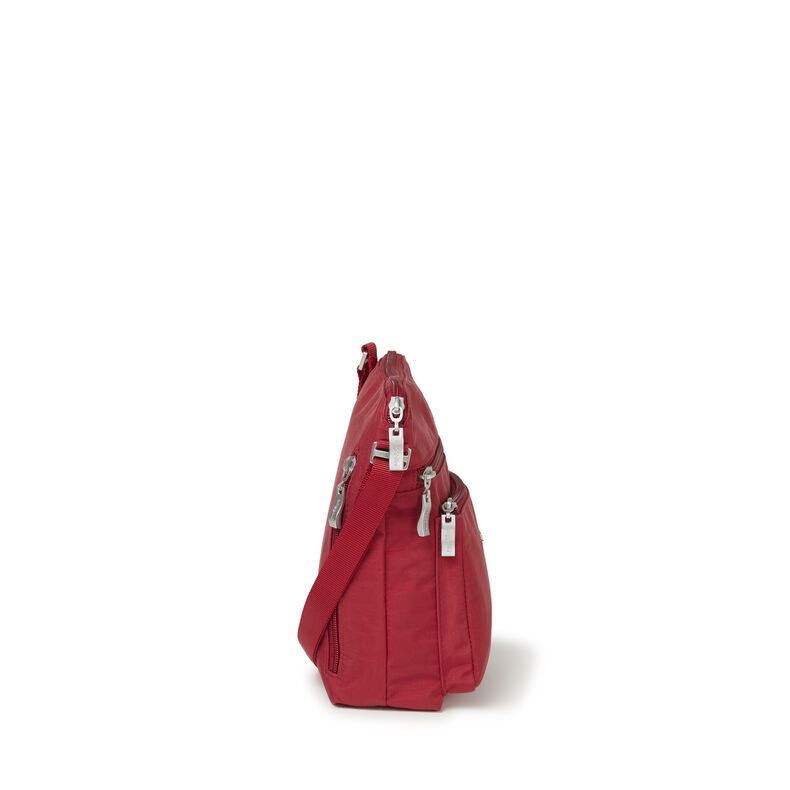 Baggallini Pocket Crossbody with RFID, Apple Baggallini Pocket Crossbody with RFID, Apple