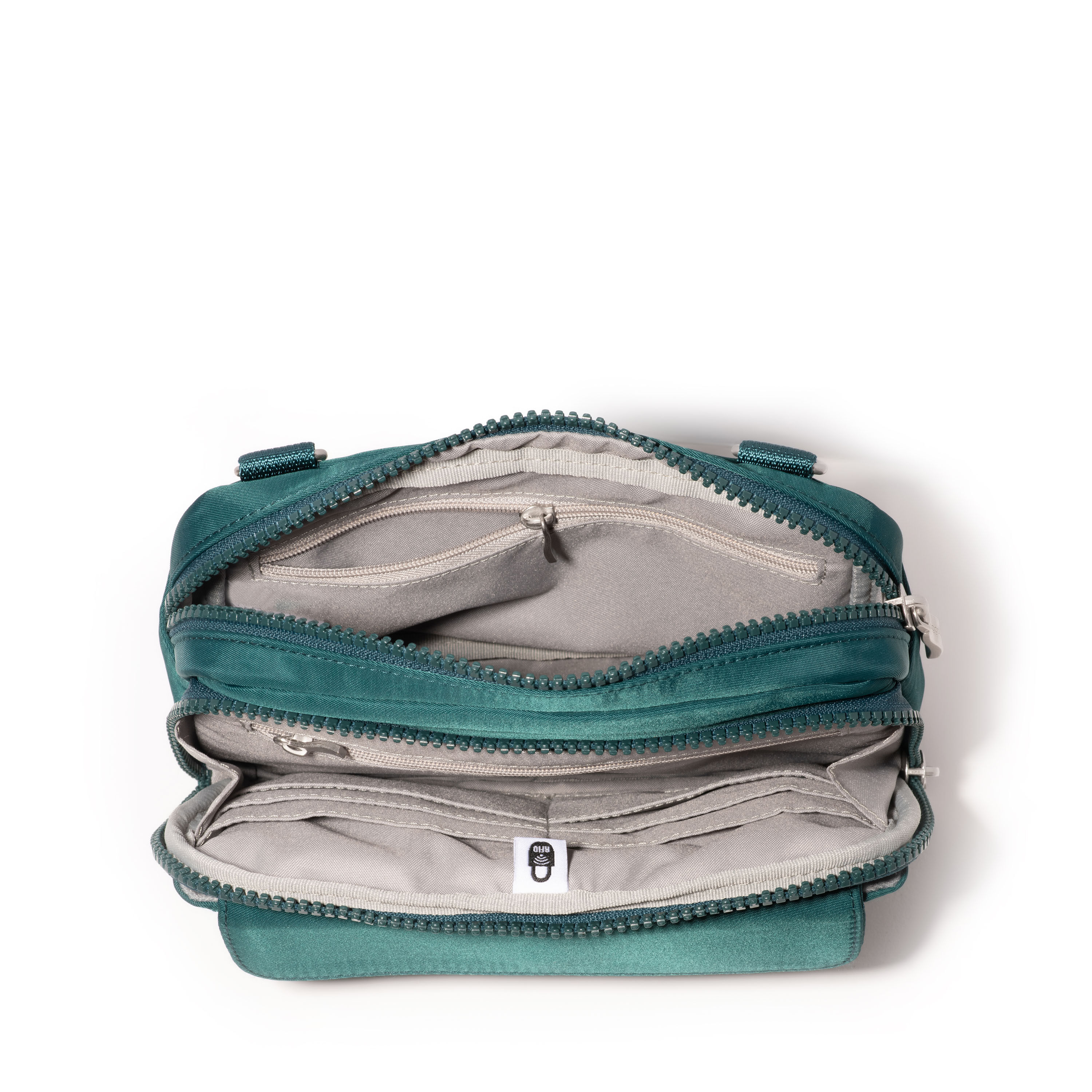 Modern Double Zip Crossbody