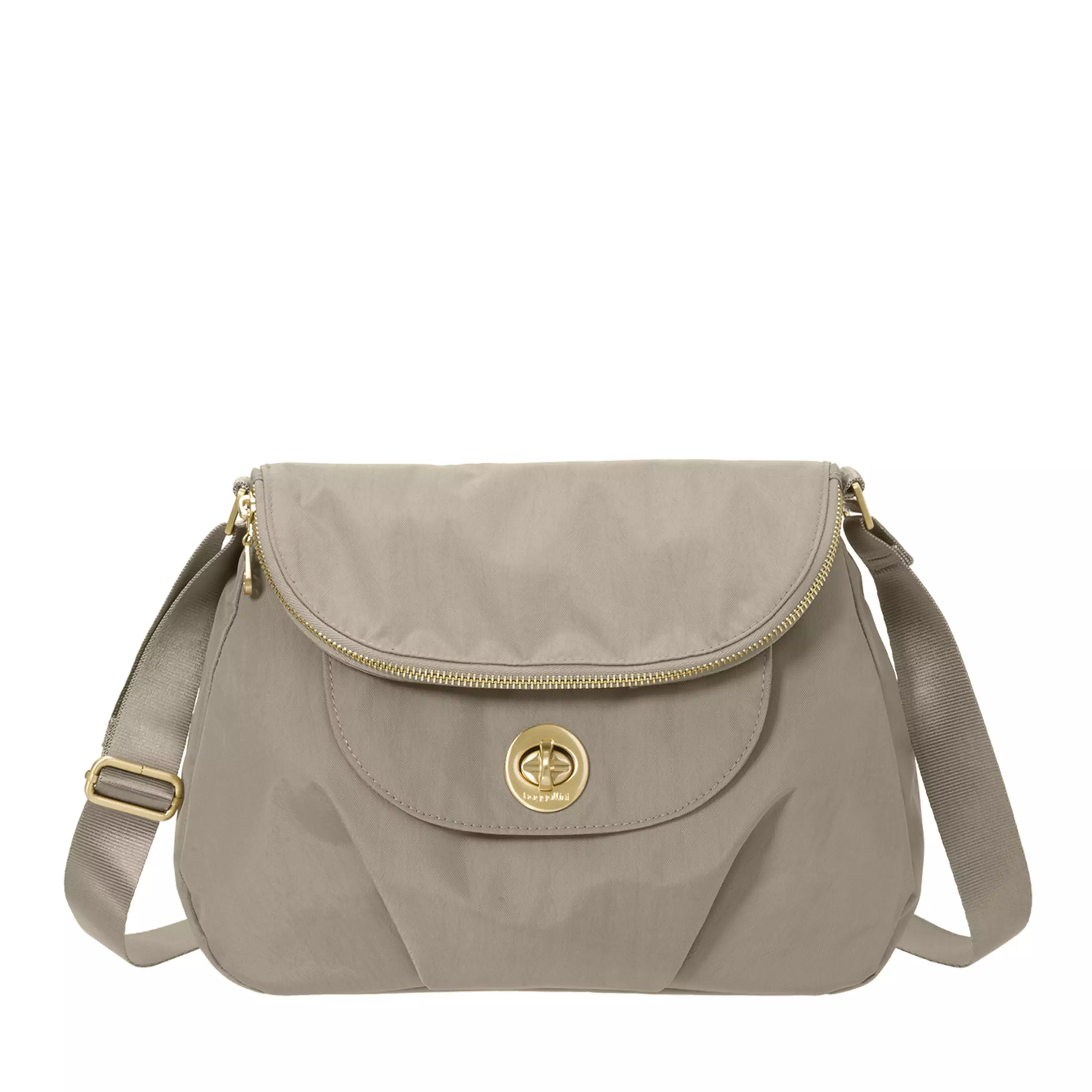 Kuala Flap Zip Hobo Bag