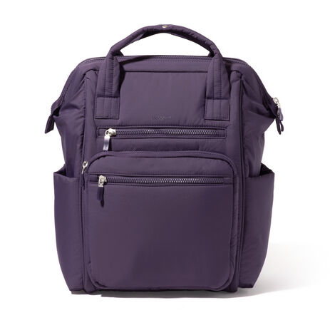 backpack with laptop sleeve top opening B737 38L Premium Nylon Travel Baggallini at JAYNE Chelsea Laptop Backpack