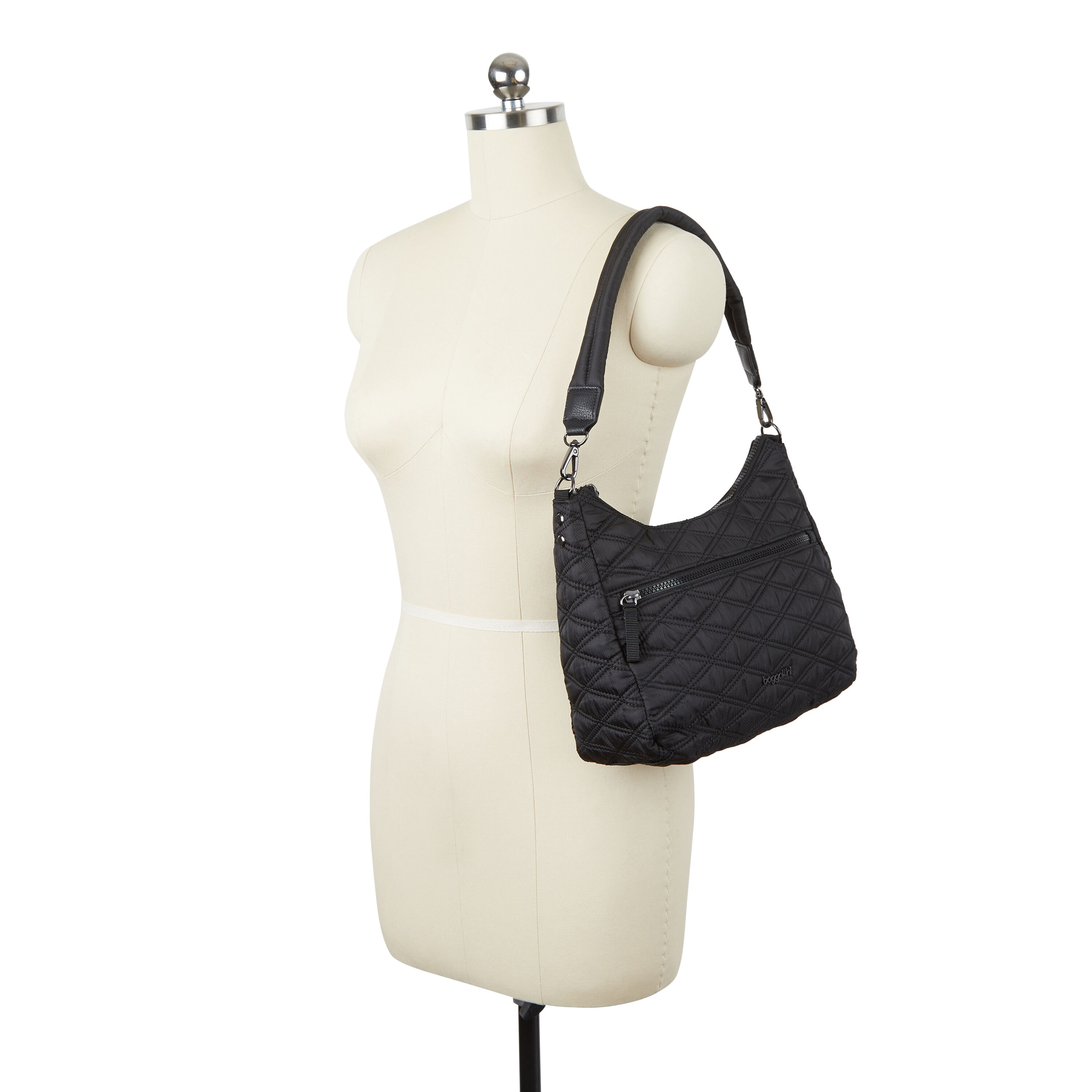 Quilted Convertible Hobo