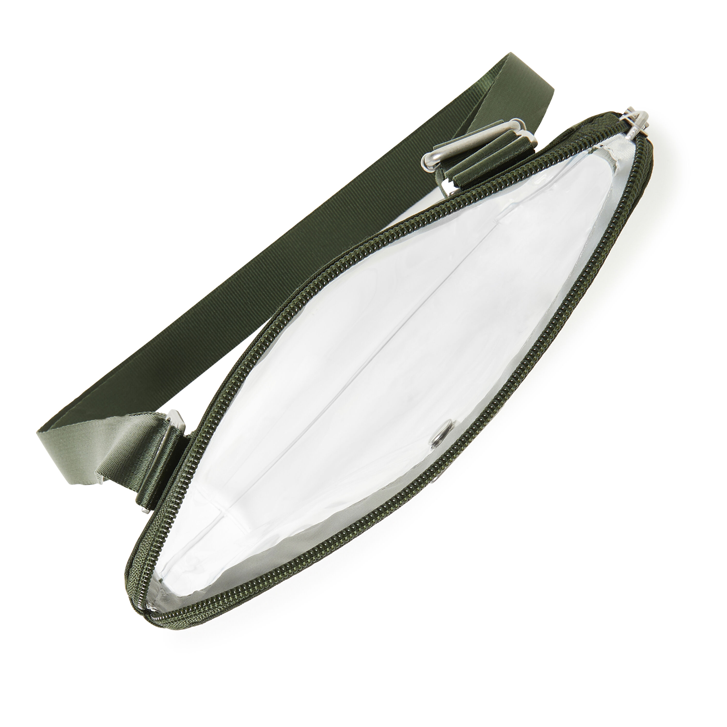Double Pocket Clear Crossbody Bag main image 1