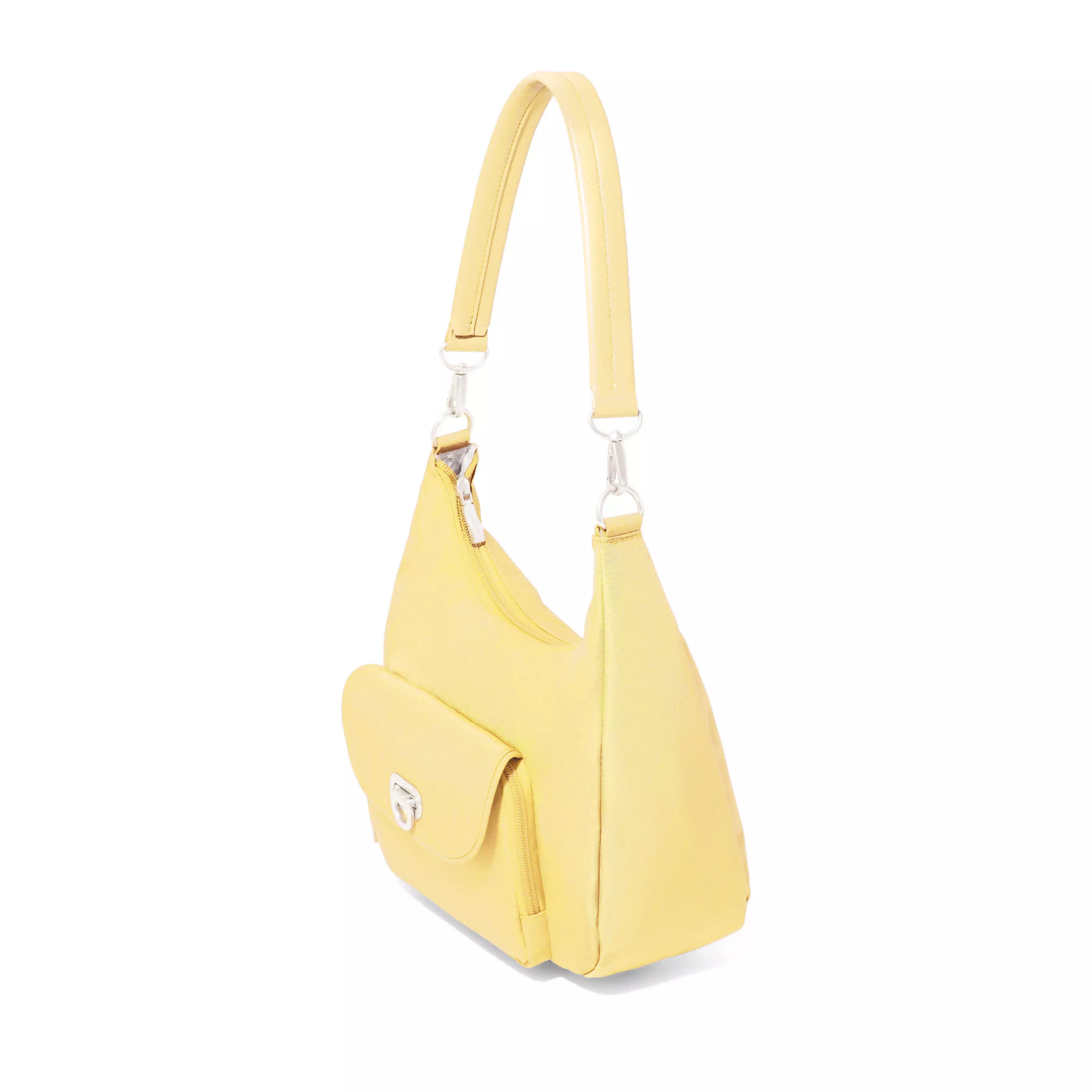 Coastal Flip Lock Half Moon Bag