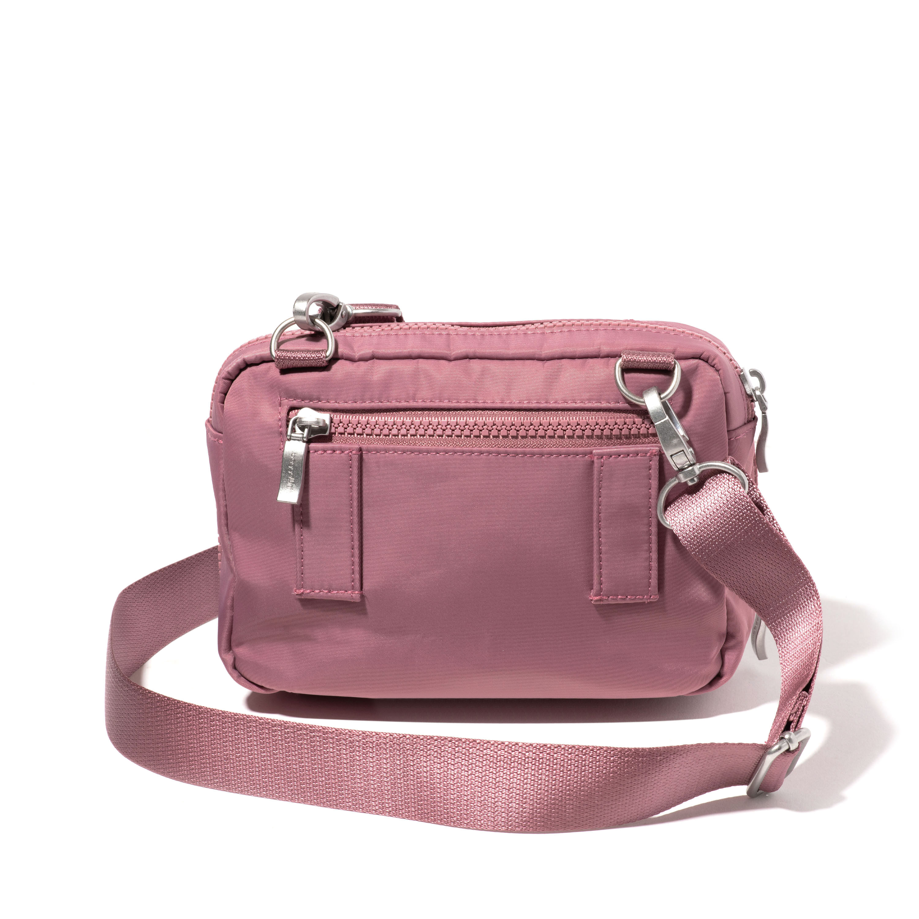 Modern Double Zip Crossbody