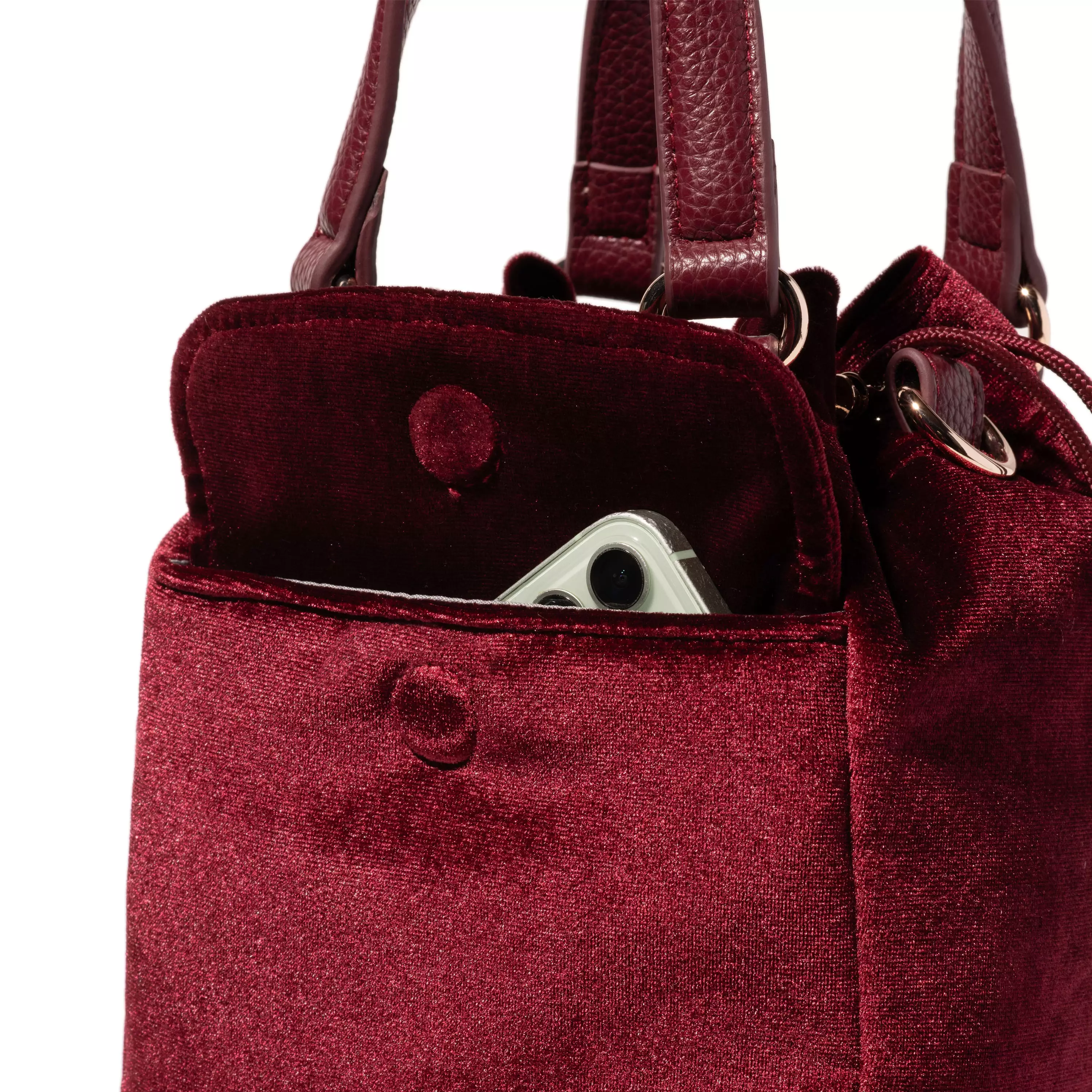 Drawstring Nano Crossbody