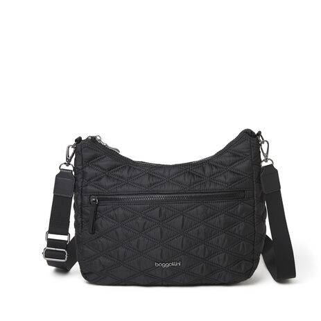 Quilted Convertible Hobo