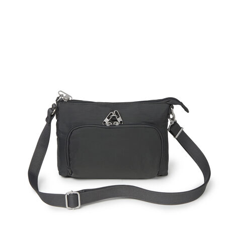 Baggallini Dames Baggallini Anti-diefstal Memento Crossbody Tas Cross Body, Print middernachtbloesem, One Size, Securtex Anti-diefstal Memento Crossbody Tas Baggallini Dames Baggallini Anti-diefstal Memento Crossbody Tas Cross Body, Print middernachtbloesem, One Size, Securtex Anti-diefstal Memento Crossbody Tas