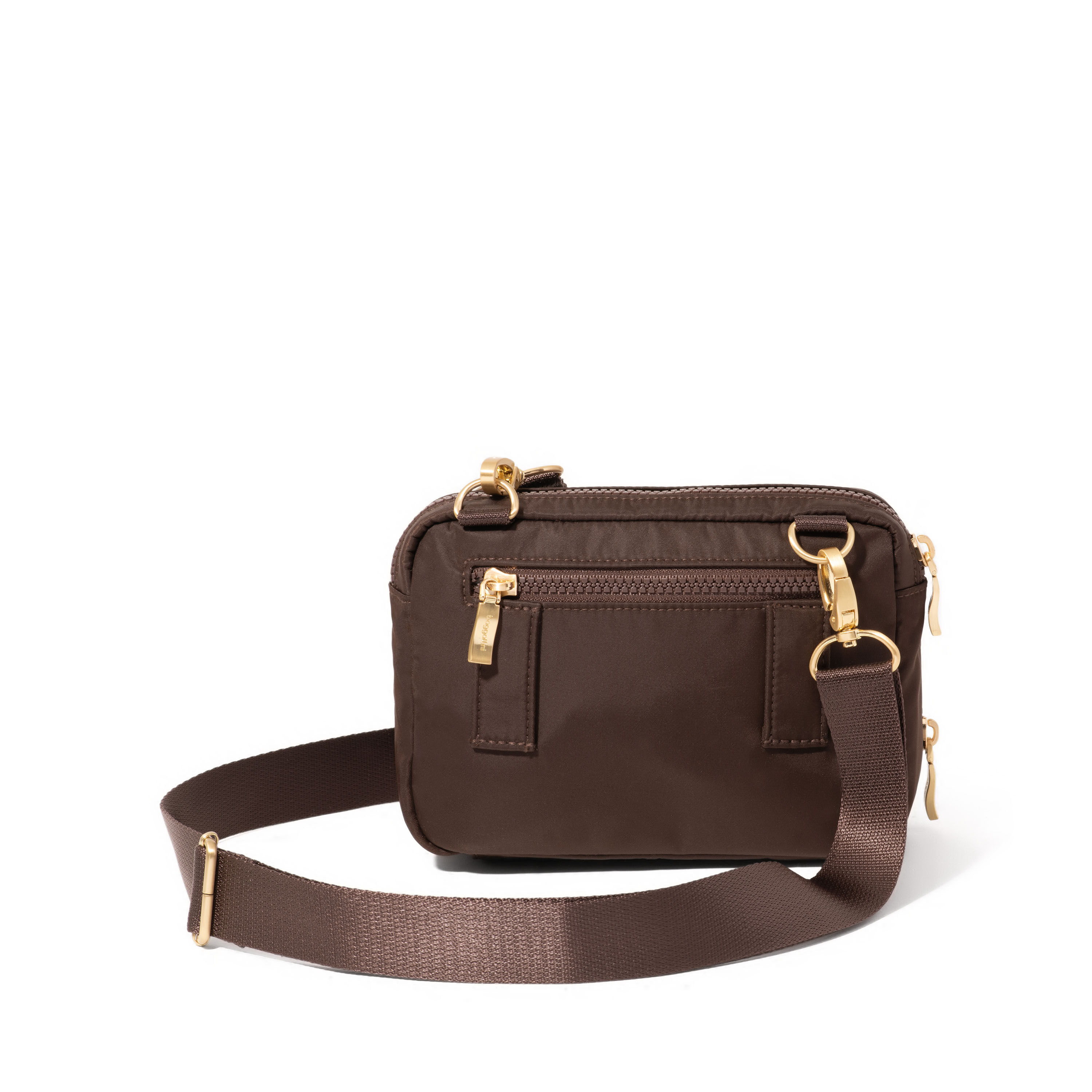 Modern Double Zip Crossbody