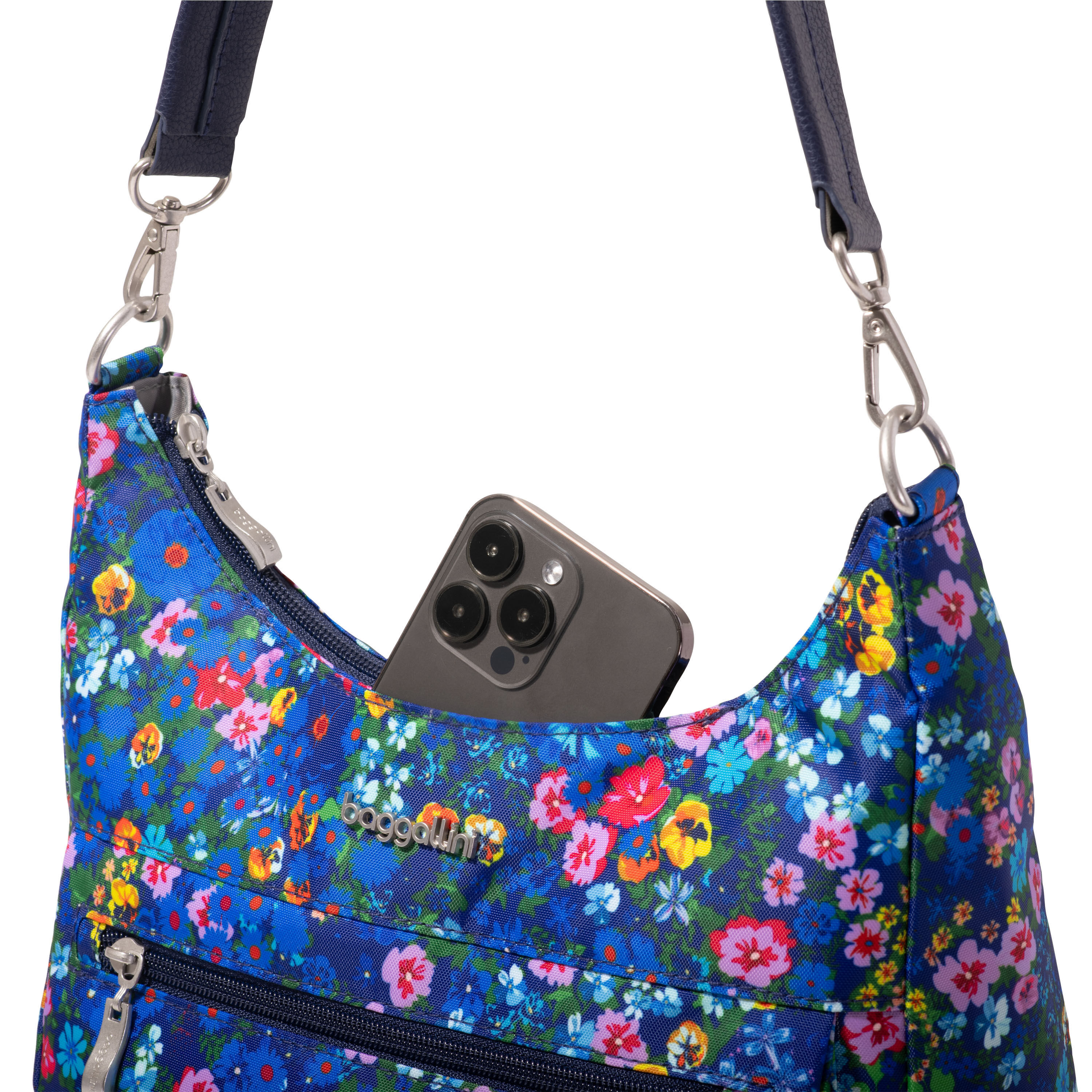 Modern Pocket Half Moon Bag