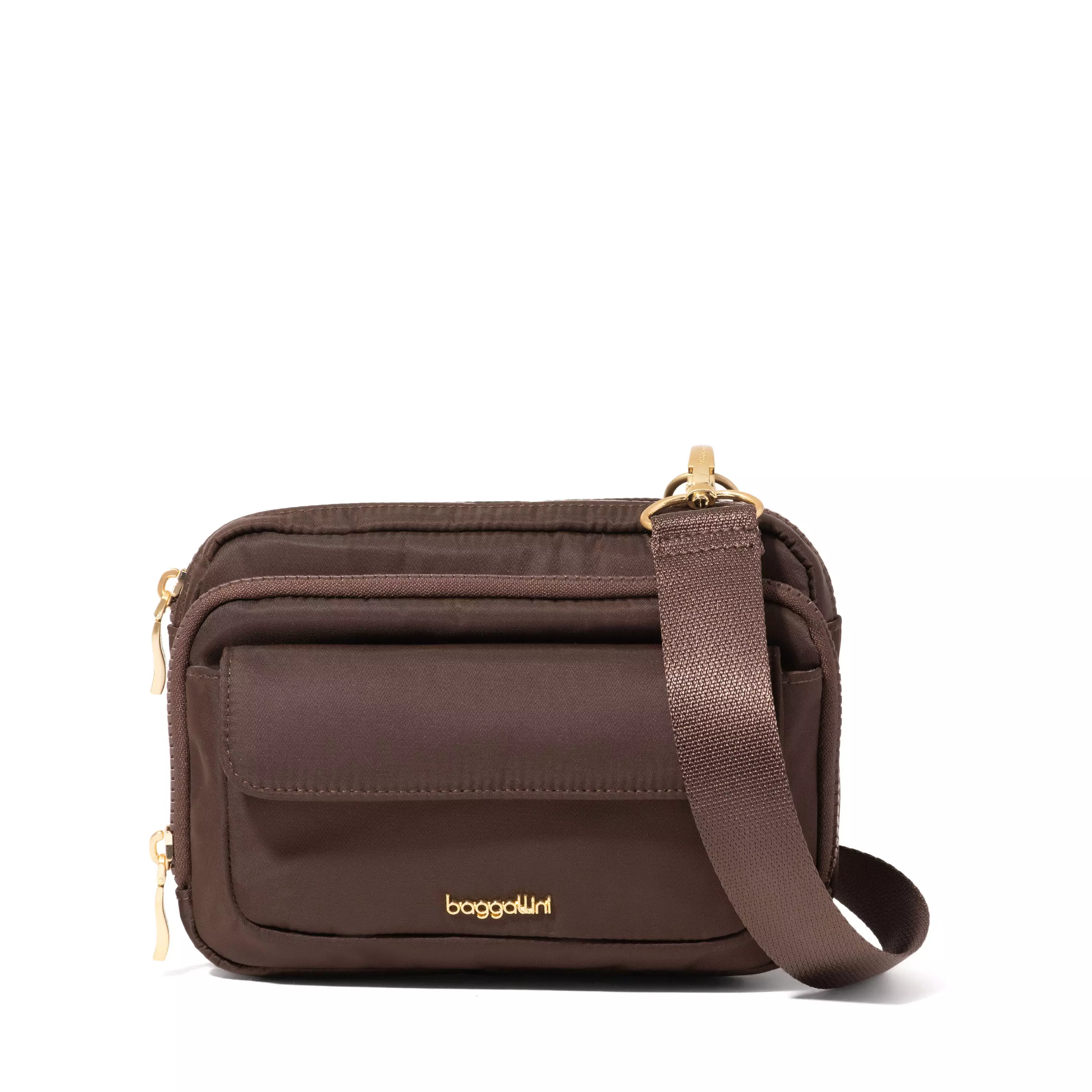Modern Everywhere Double Zip Crossbody | Baggallini