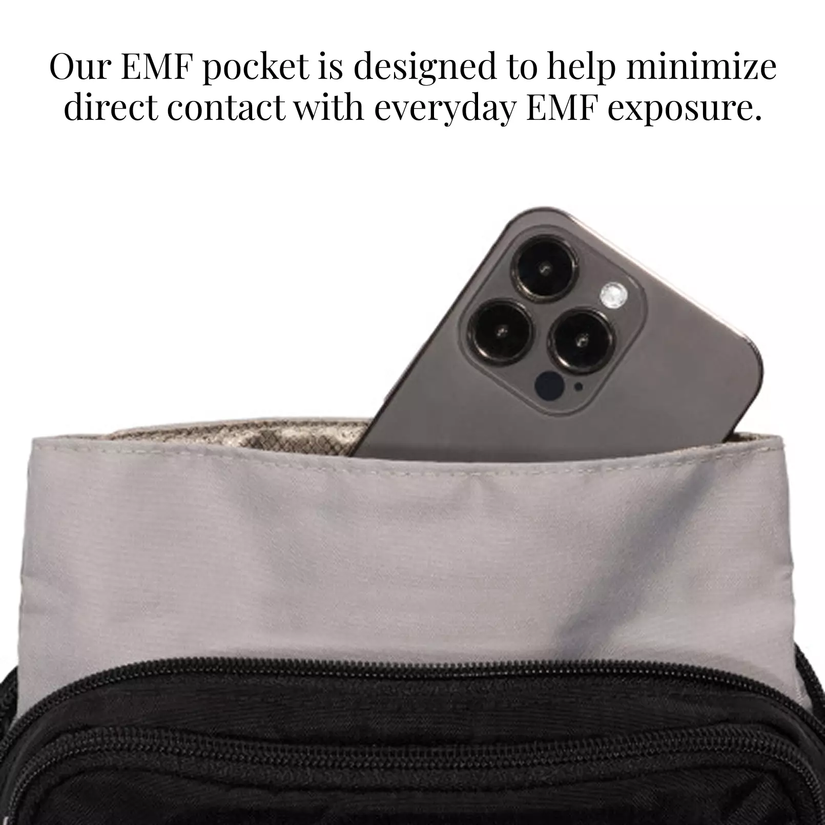 EMF Blocking Pocket - Trifecta Crossbody