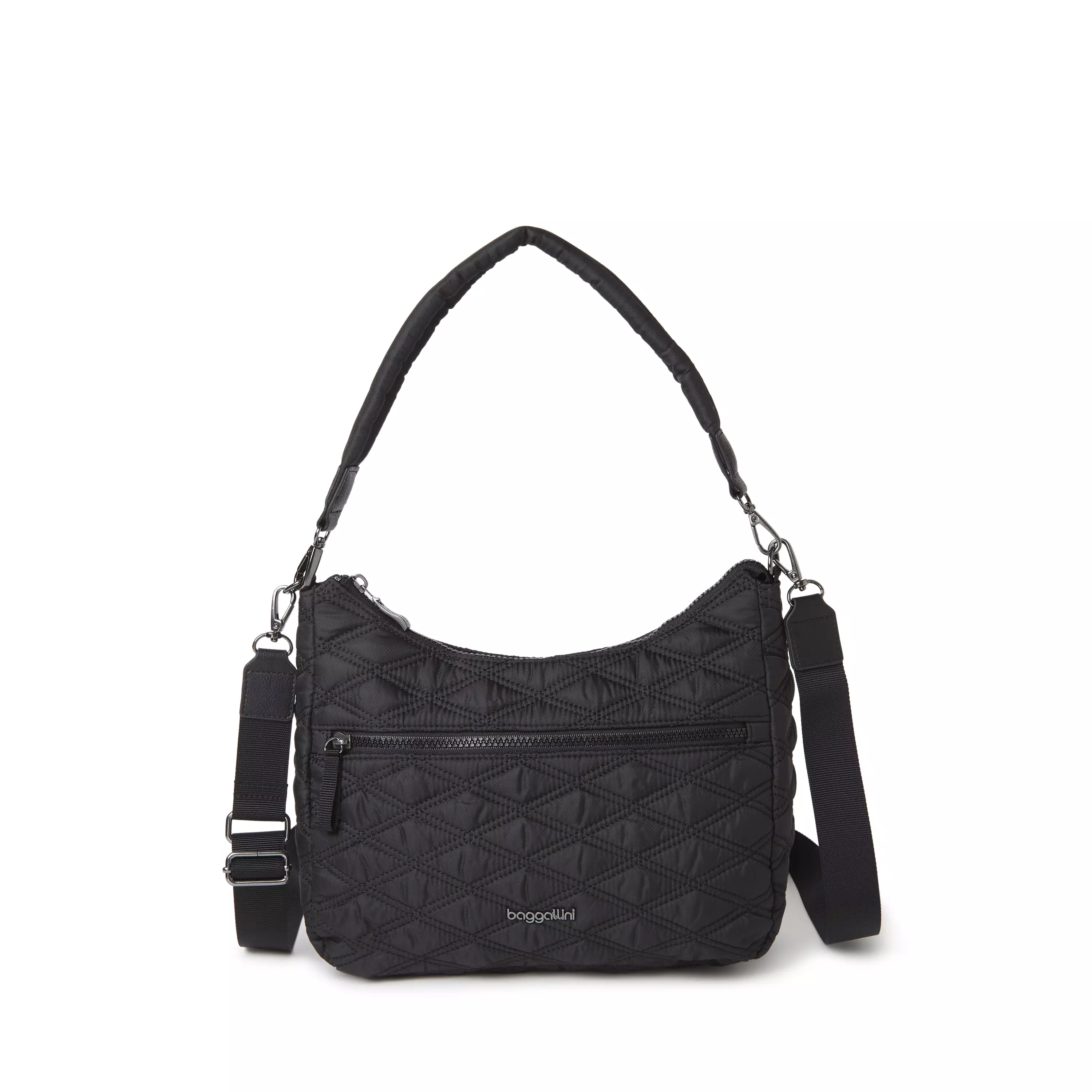 Quilted Convertible Hobo