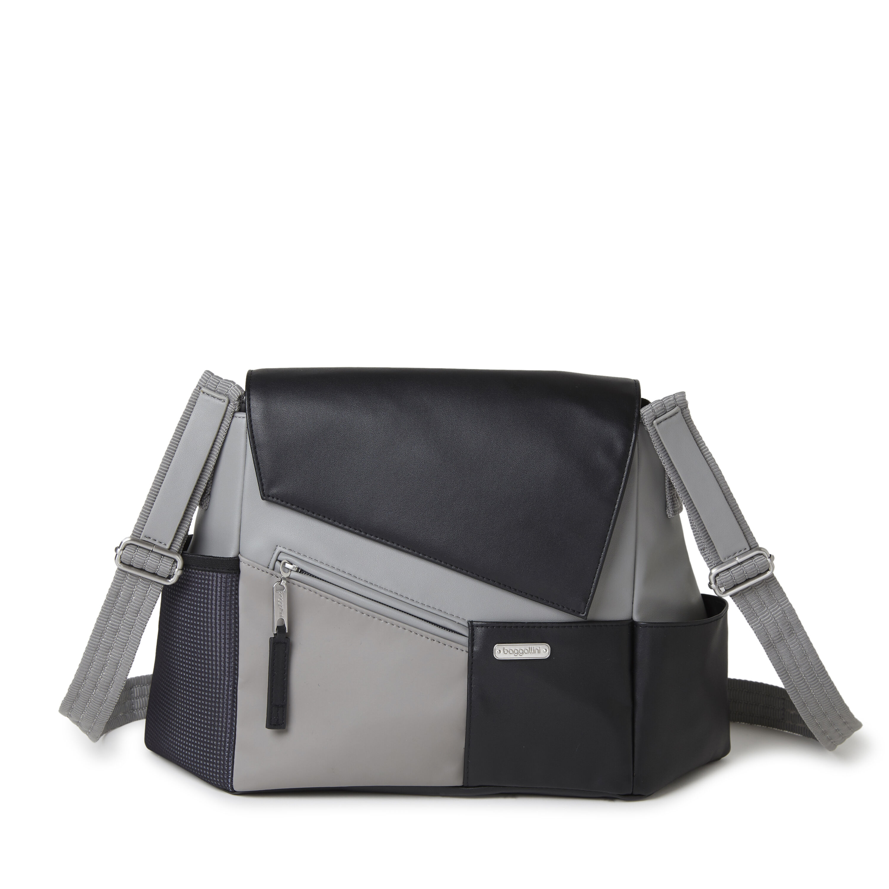 Geometric Flap Crossbody