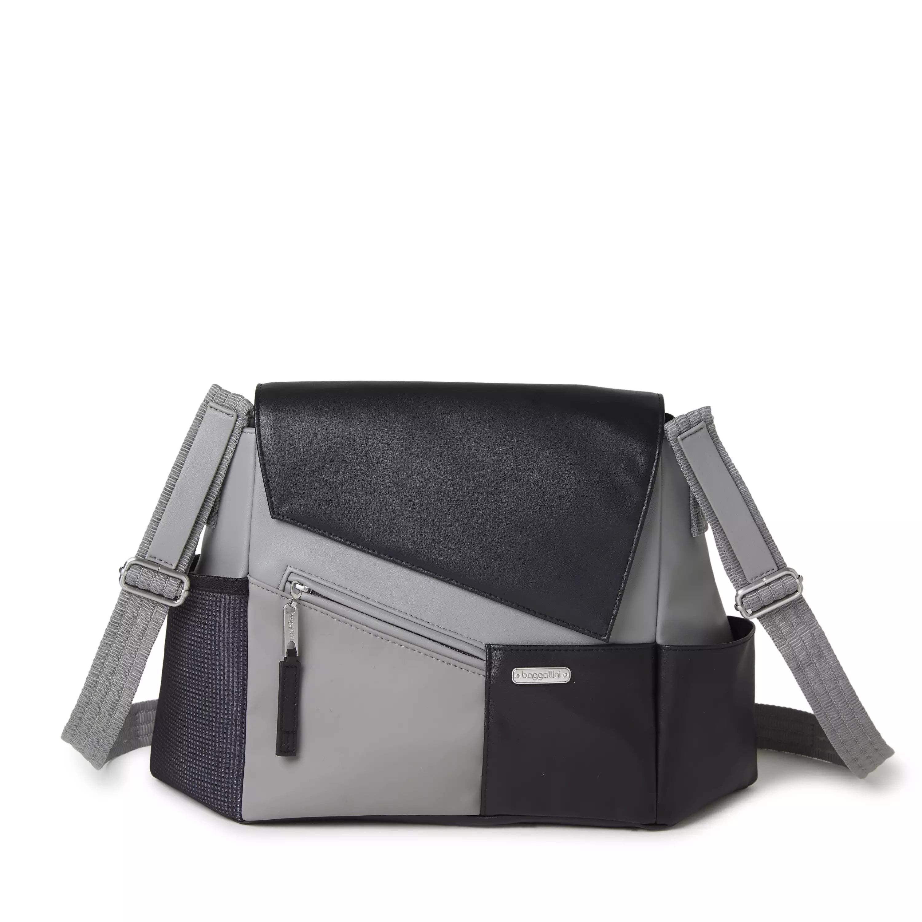 Geometric Flap Crossbody