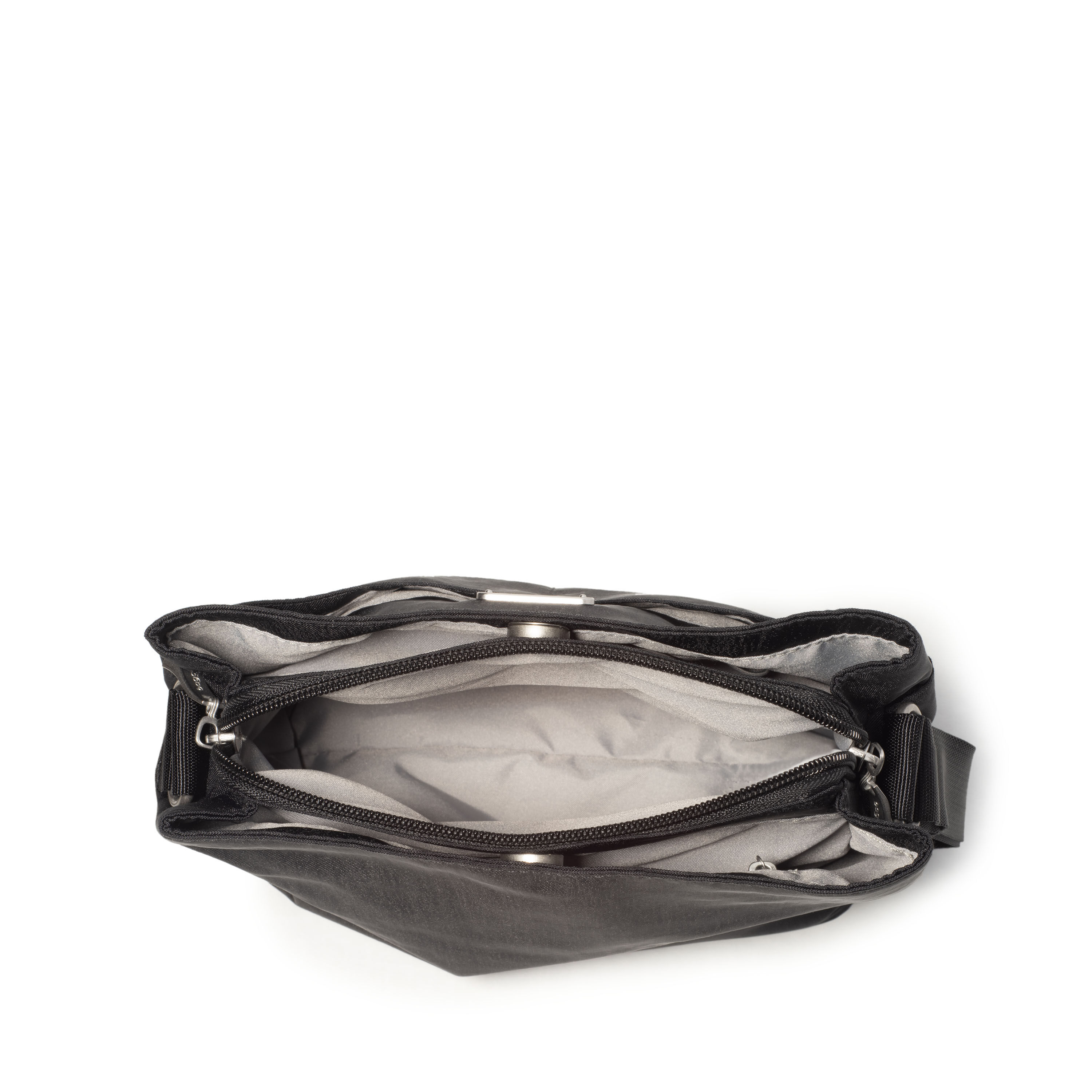 Triple Compartment Crossbody Bag