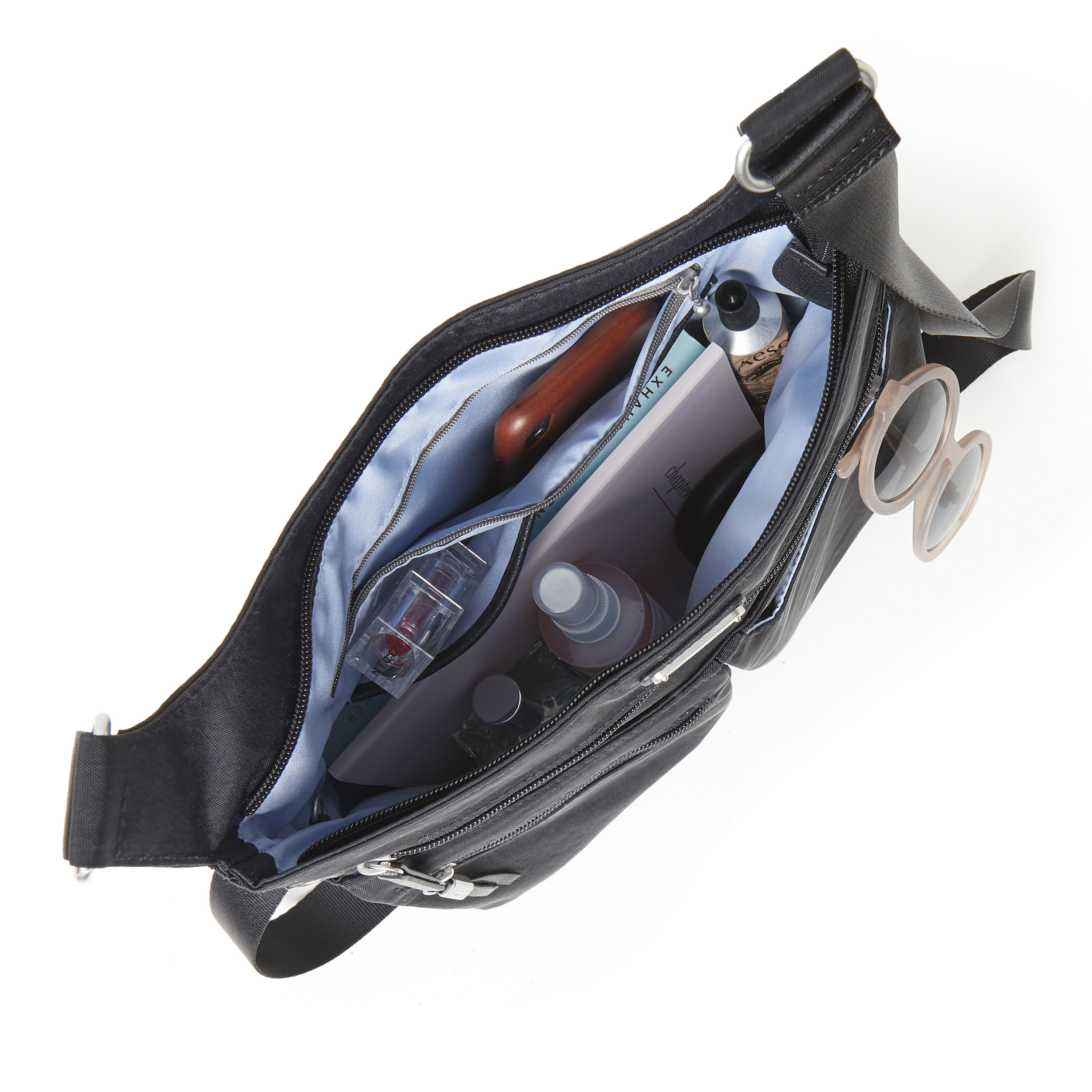 On Track Zip Crossbody With RFID Phone Wristlet