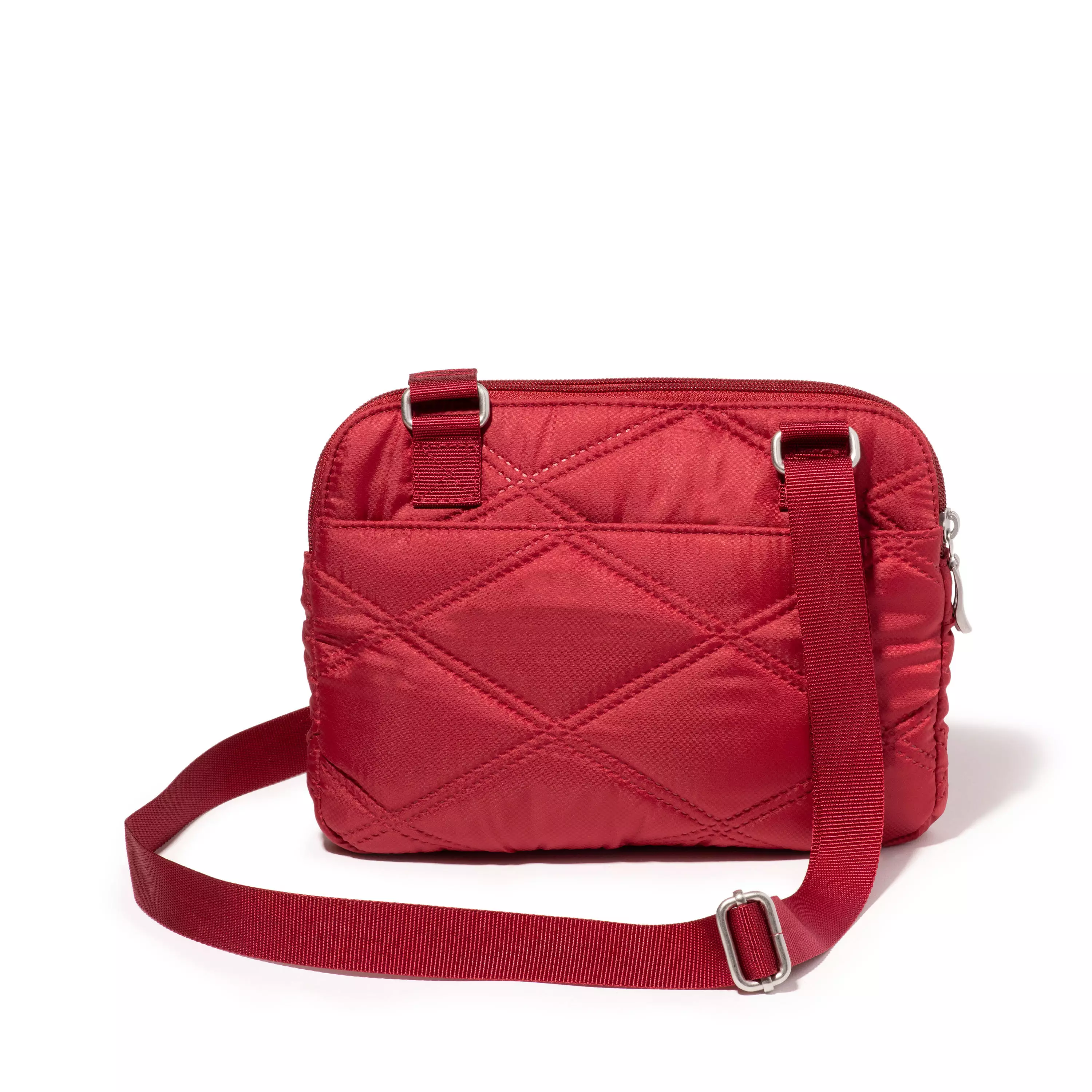 Quilted Double Zip Anytime Crossbody