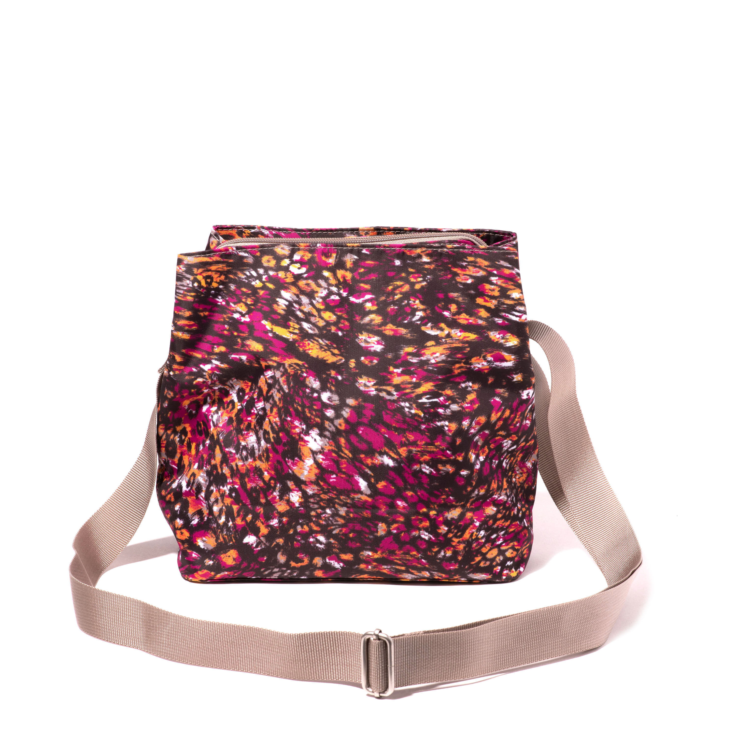 Triple Compartment Crossbody Bag