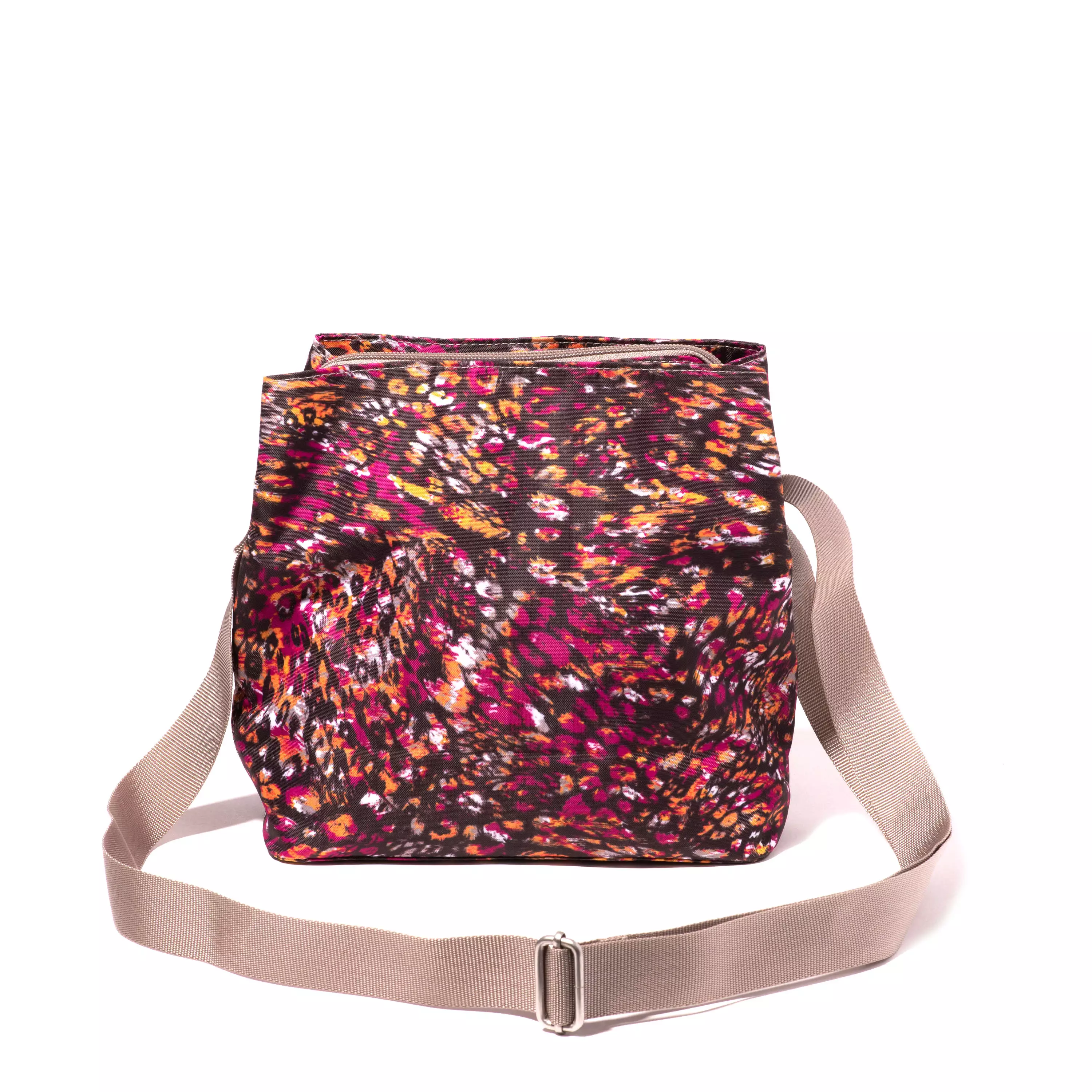 Triple Compartment Crossbody Bag